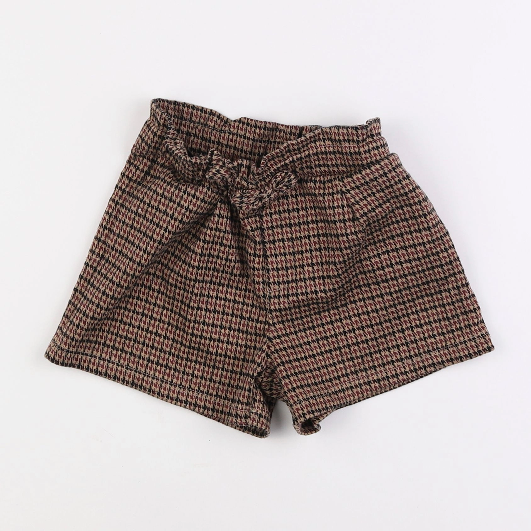 Vertbaudet - short marron, noir - 6 ans
