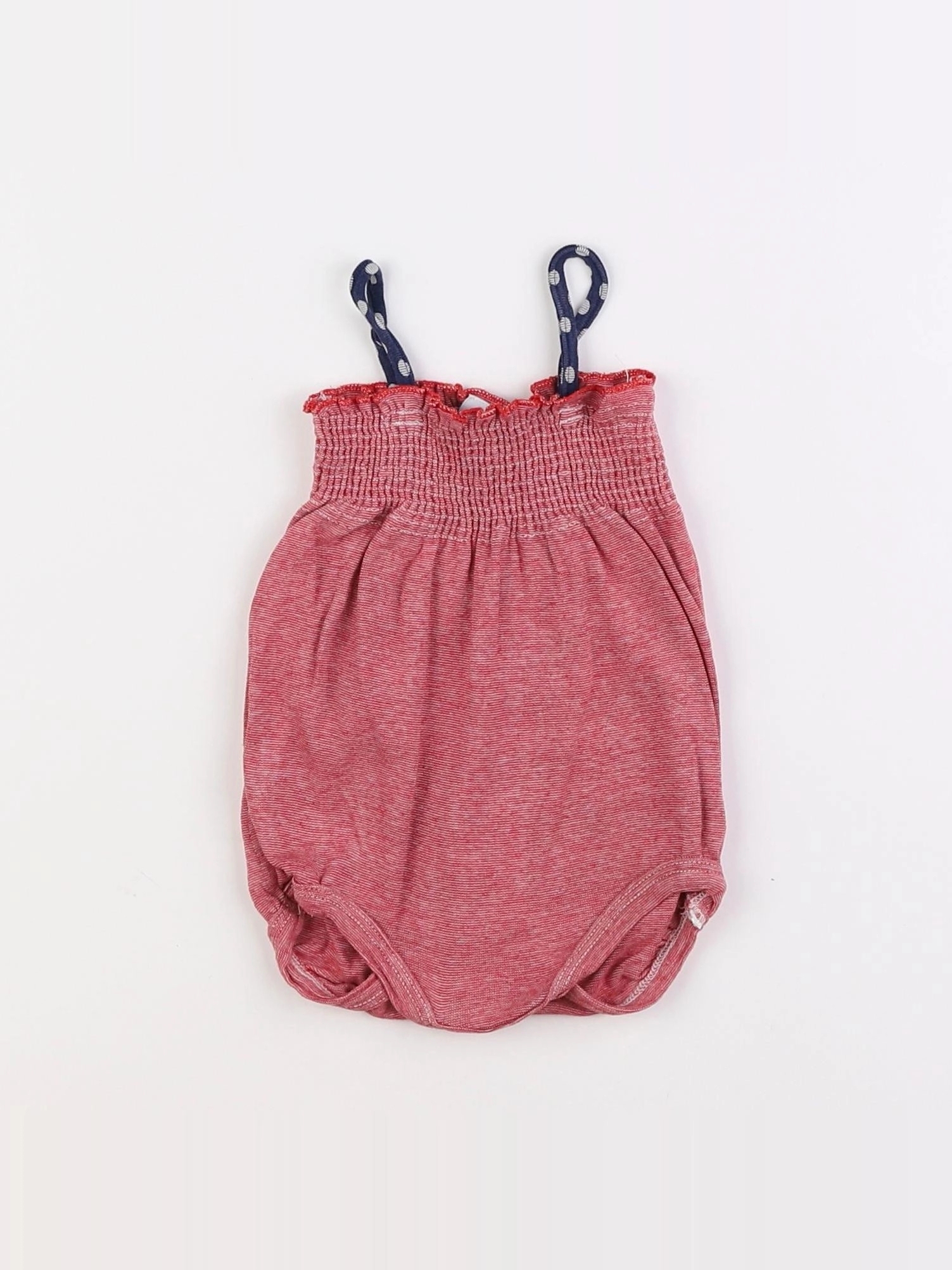 Petit Bateau - combinaison rouge - 6 mois