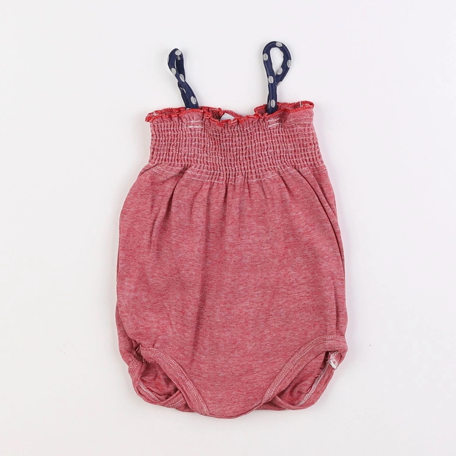 Petit Bateau - combinaison rouge - 6 mois