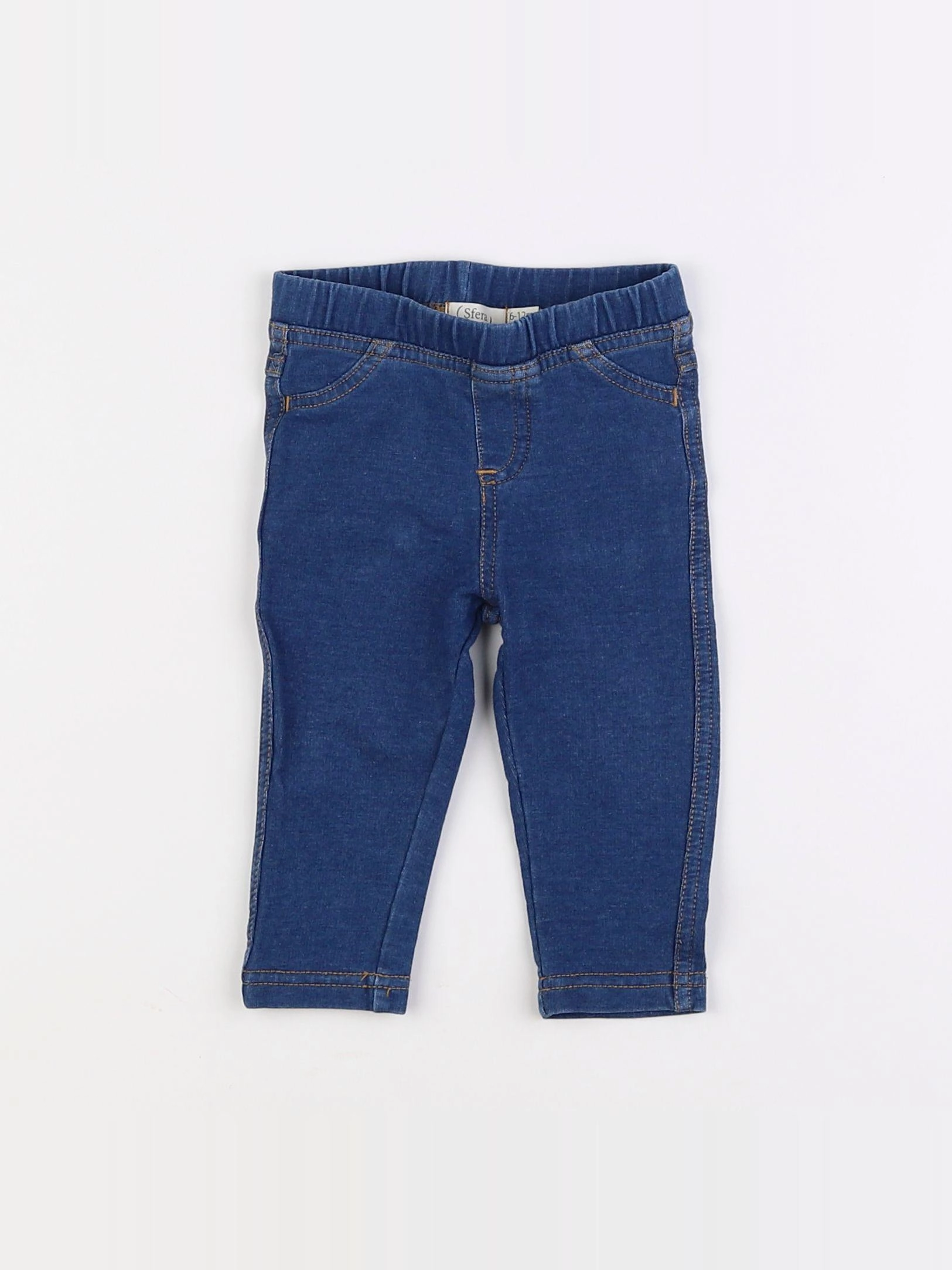 Sfera - jegging bleu - 6/12 mois