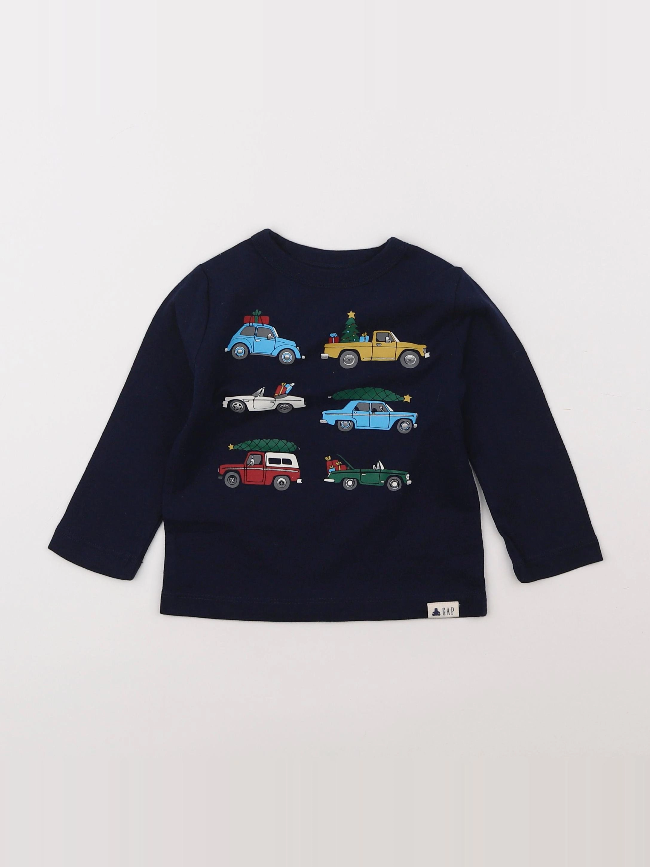 GAP - tee-shirt bleu - 12/18 mois