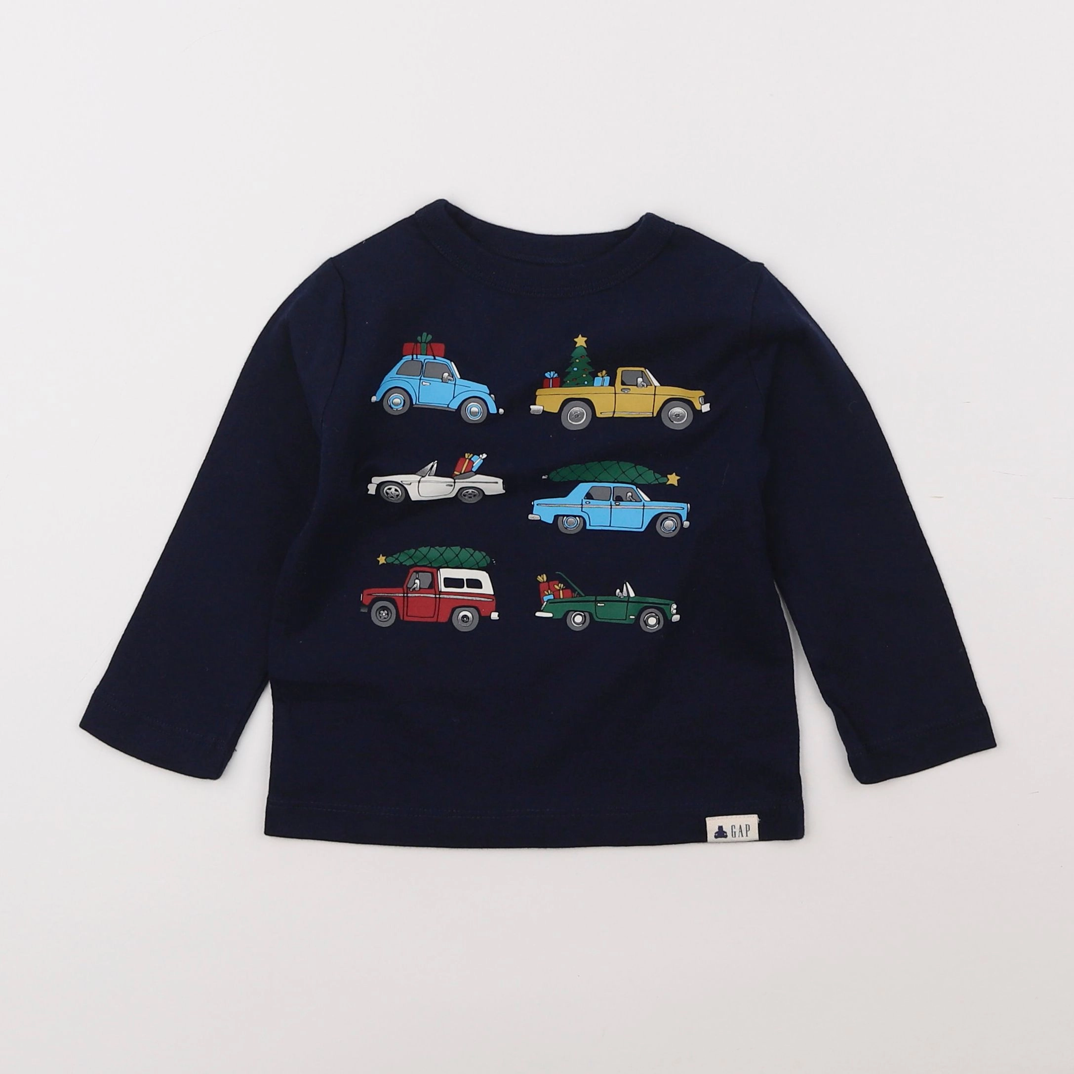 GAP - tee-shirt bleu - 12/18 mois