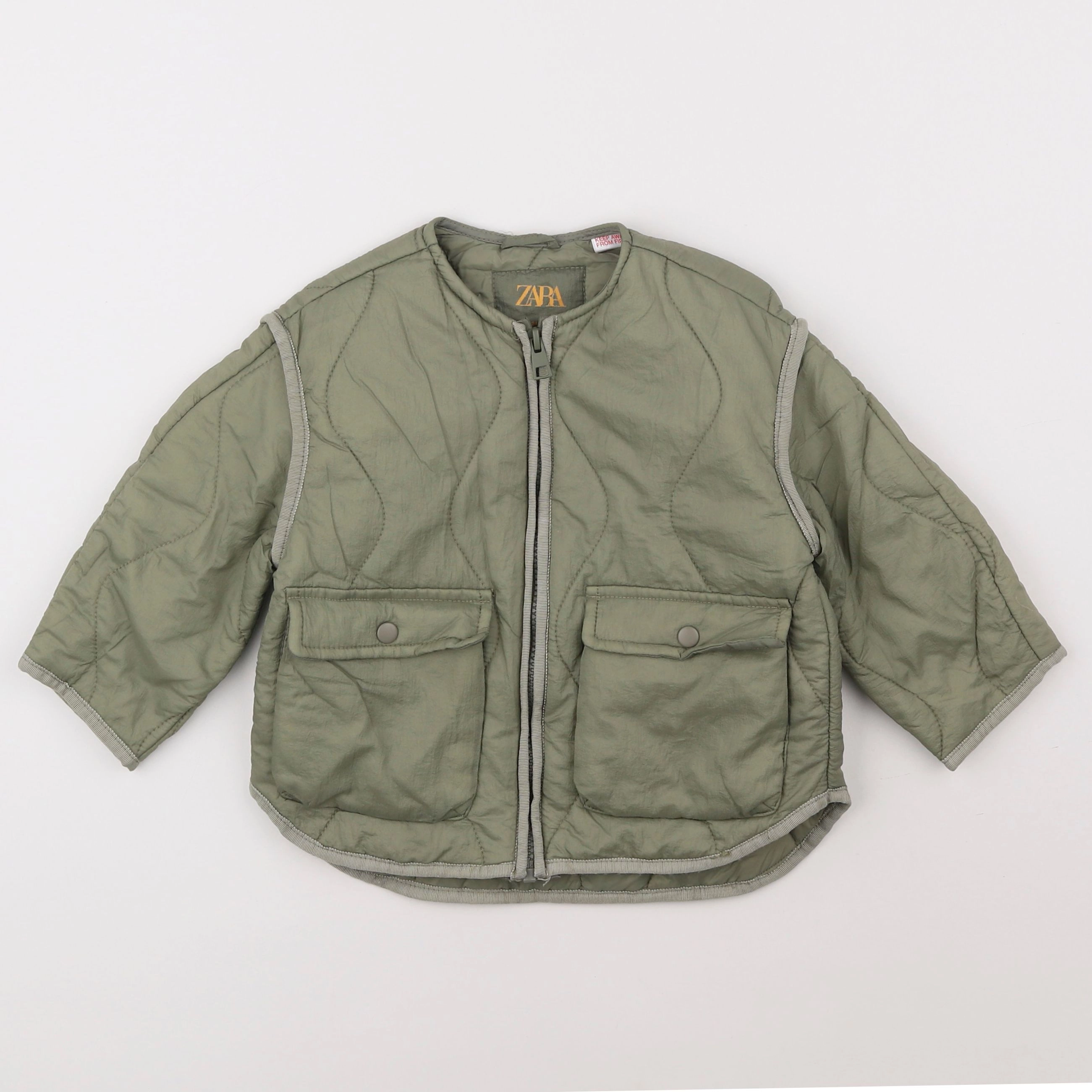 Zara - veste vert - 18 mois à 2 ans