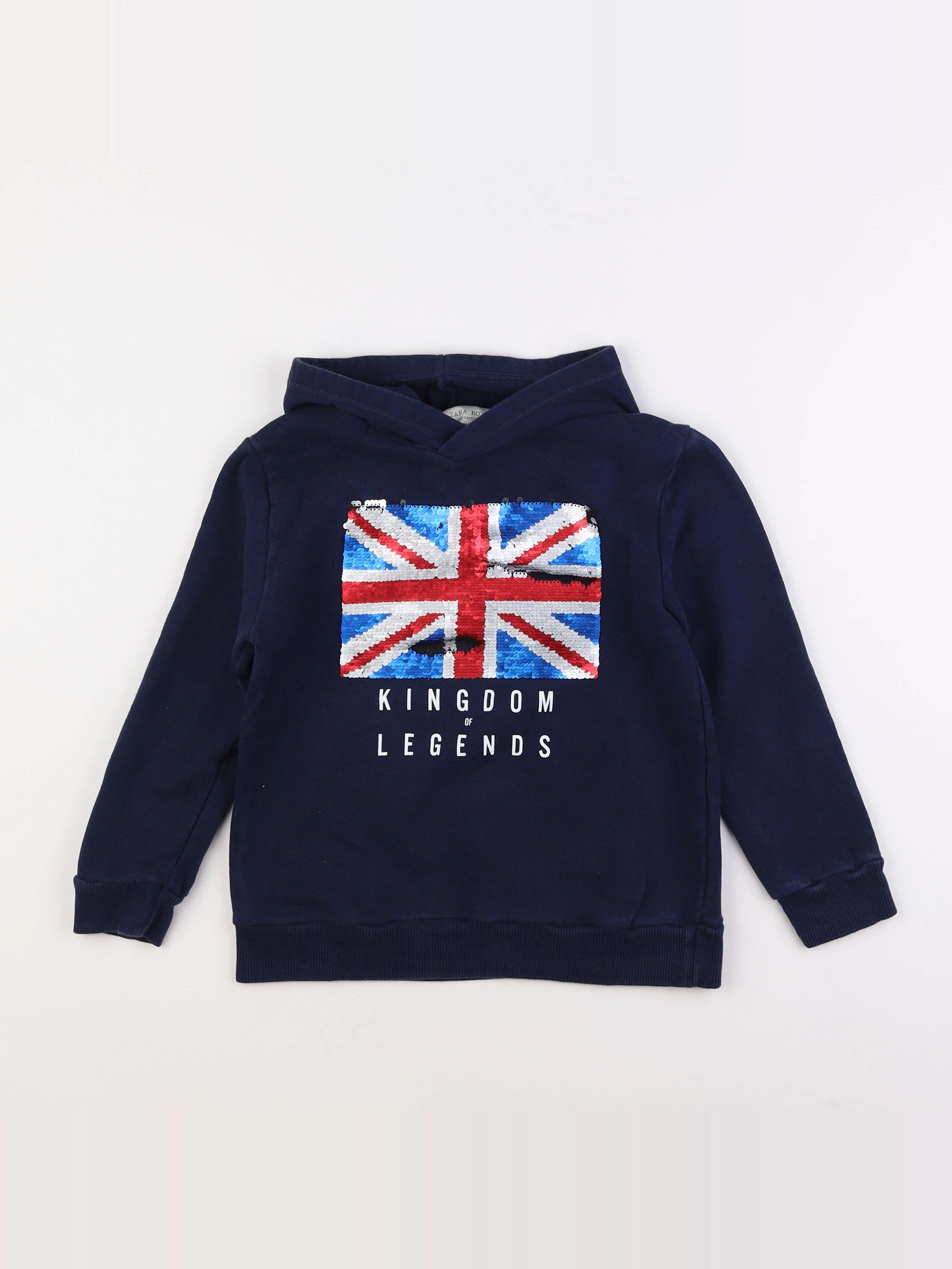 Zara - sweat bleu - 9 ans