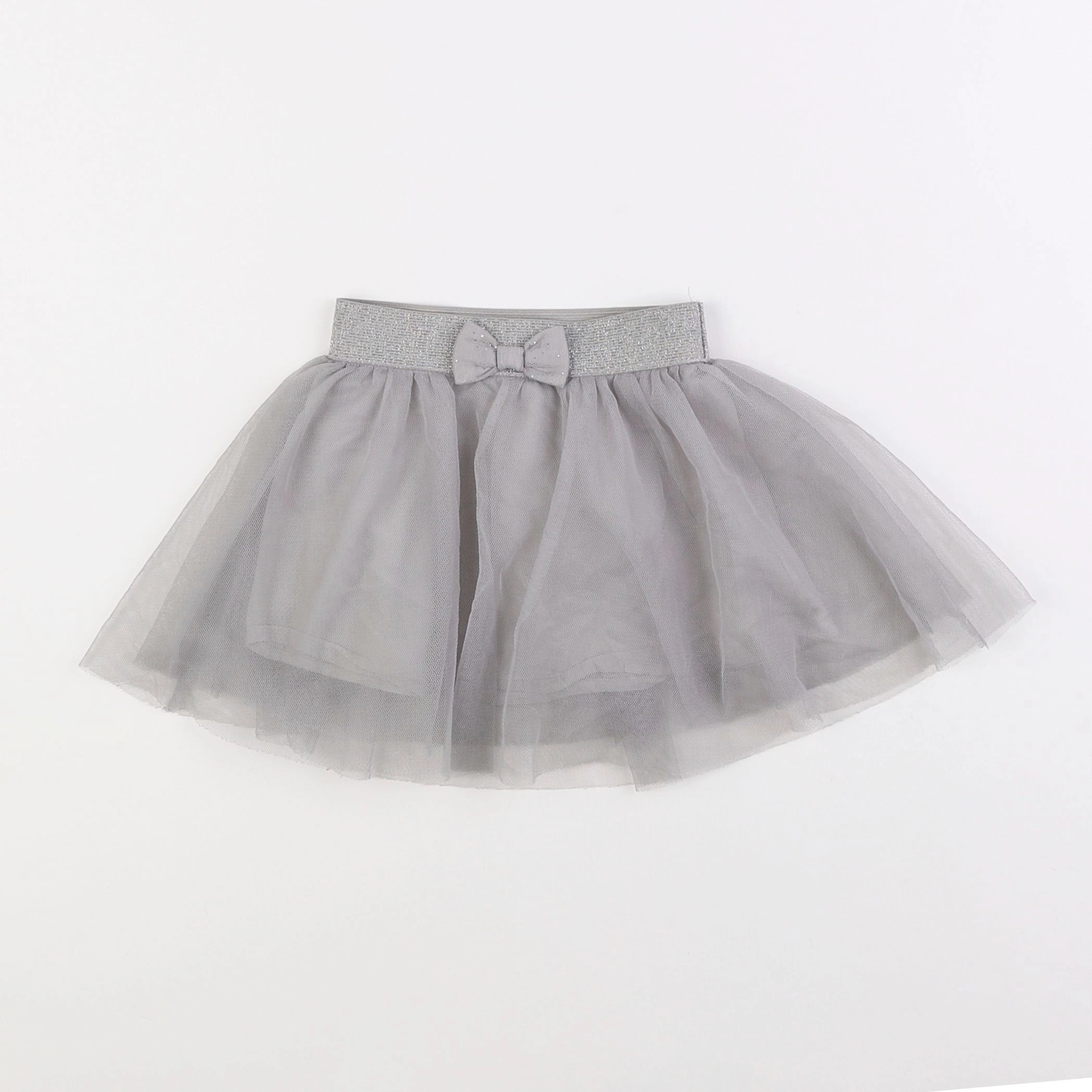 Vertbaudet - jupe gris - 2 ans