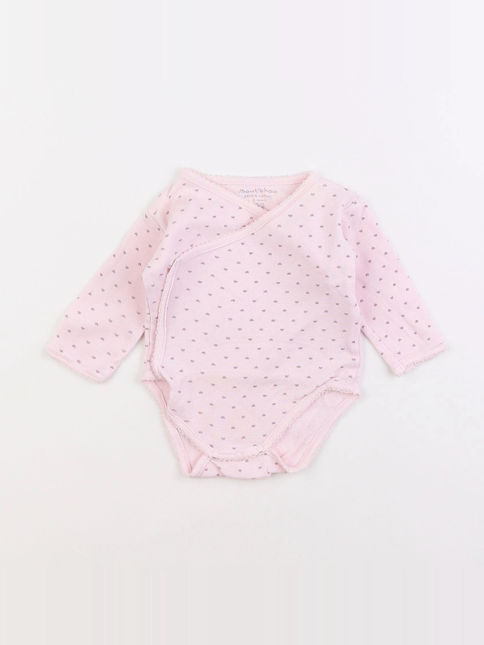 Boutchou - body rose - 1 mois