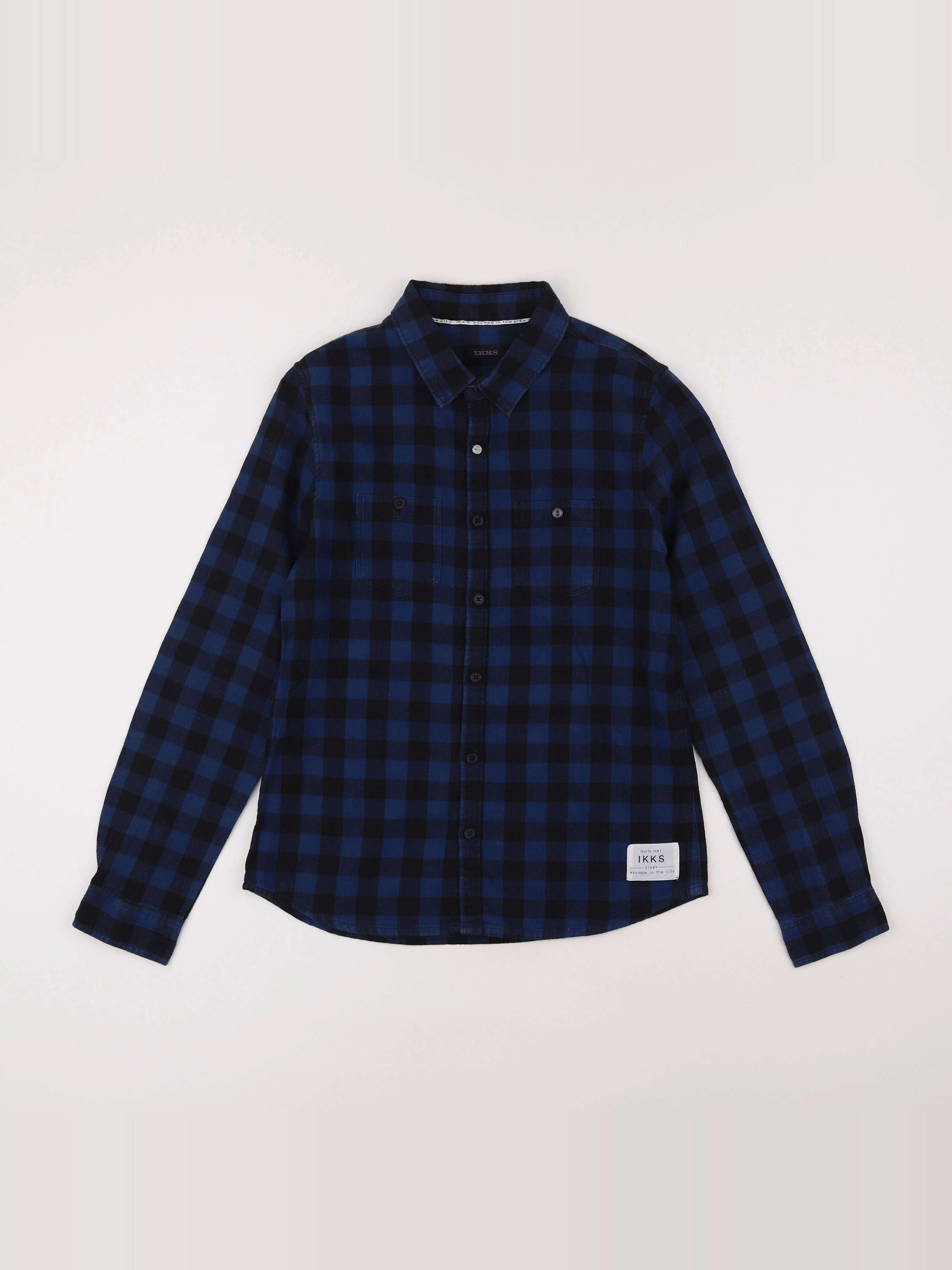 IKKS - chemise bleu - 12 ans