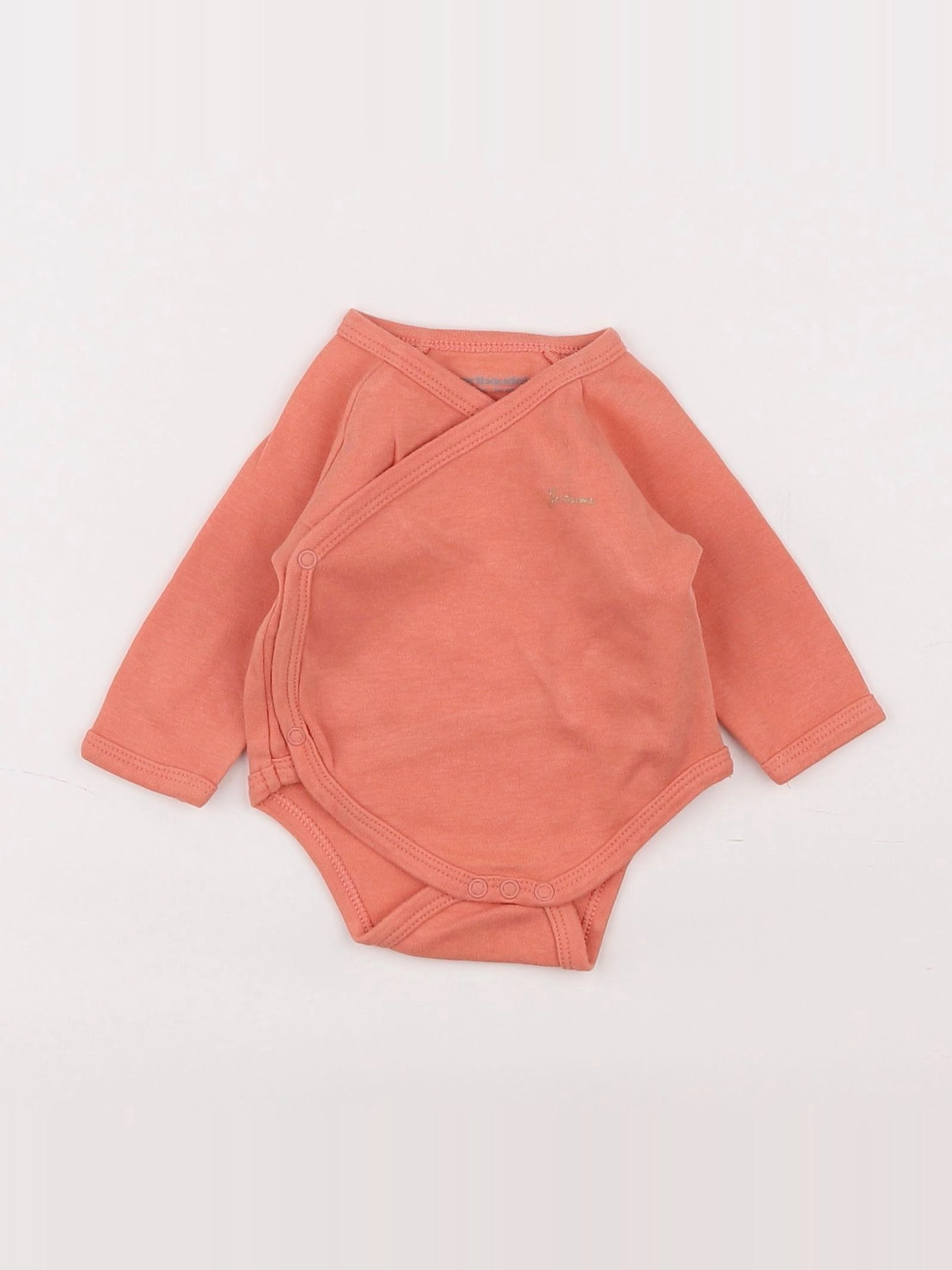 Vertbaudet - body coton rose - 1 mois