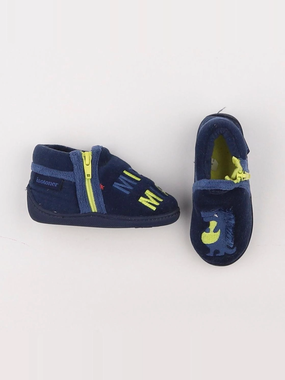 Isotoner - chaussons bleu - pointure 21