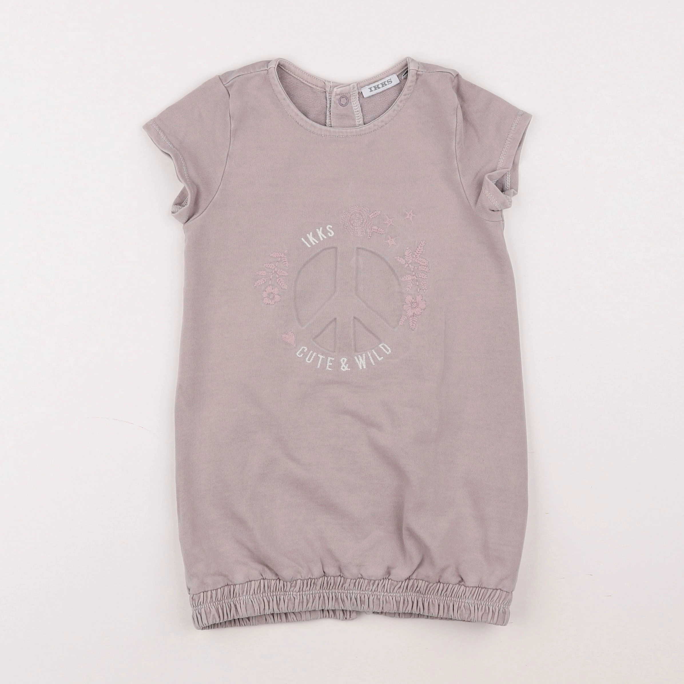 IKKS - robe violet - 2 ans
