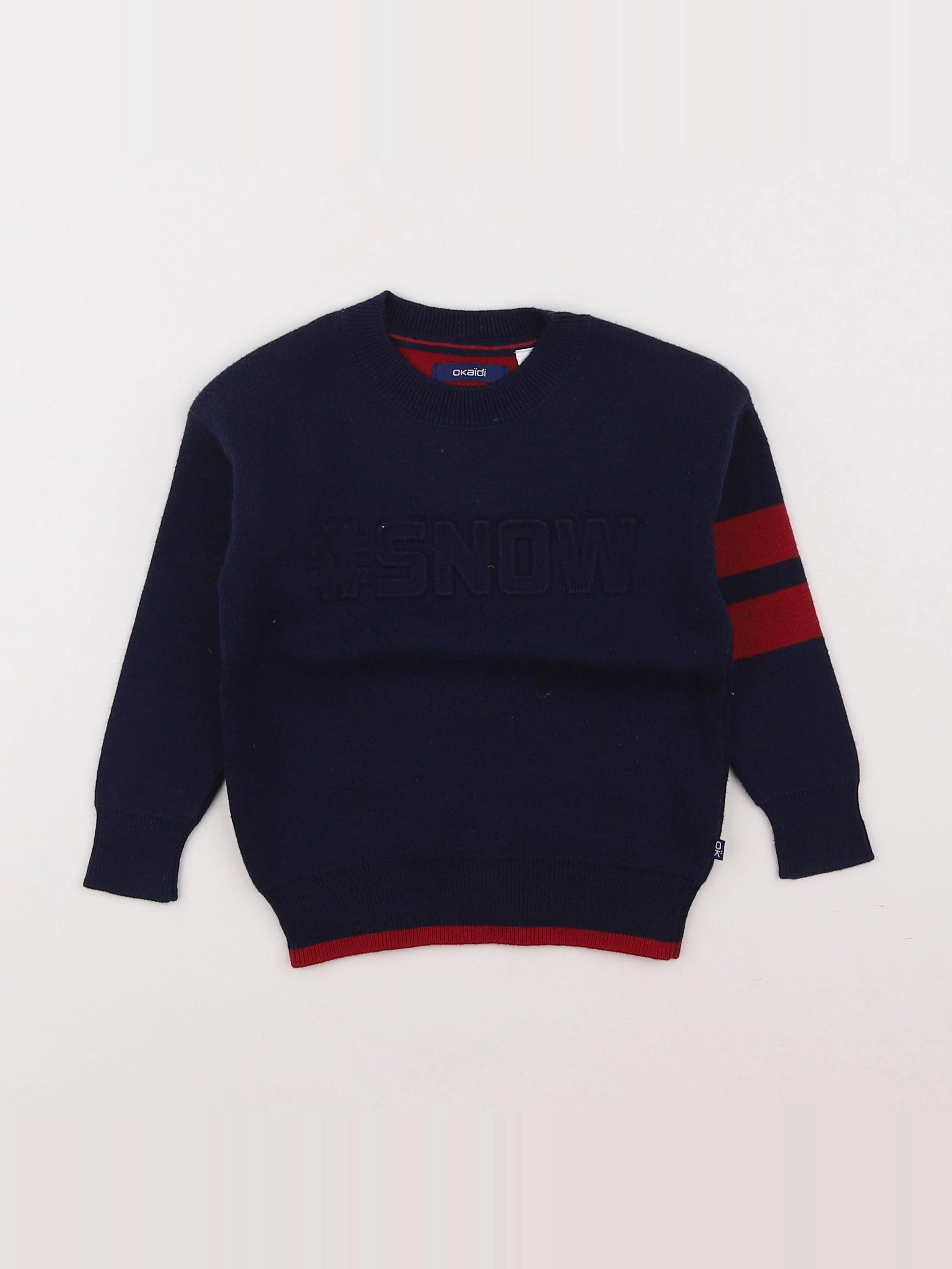 Okaidi - pull bleu - 2 ans
