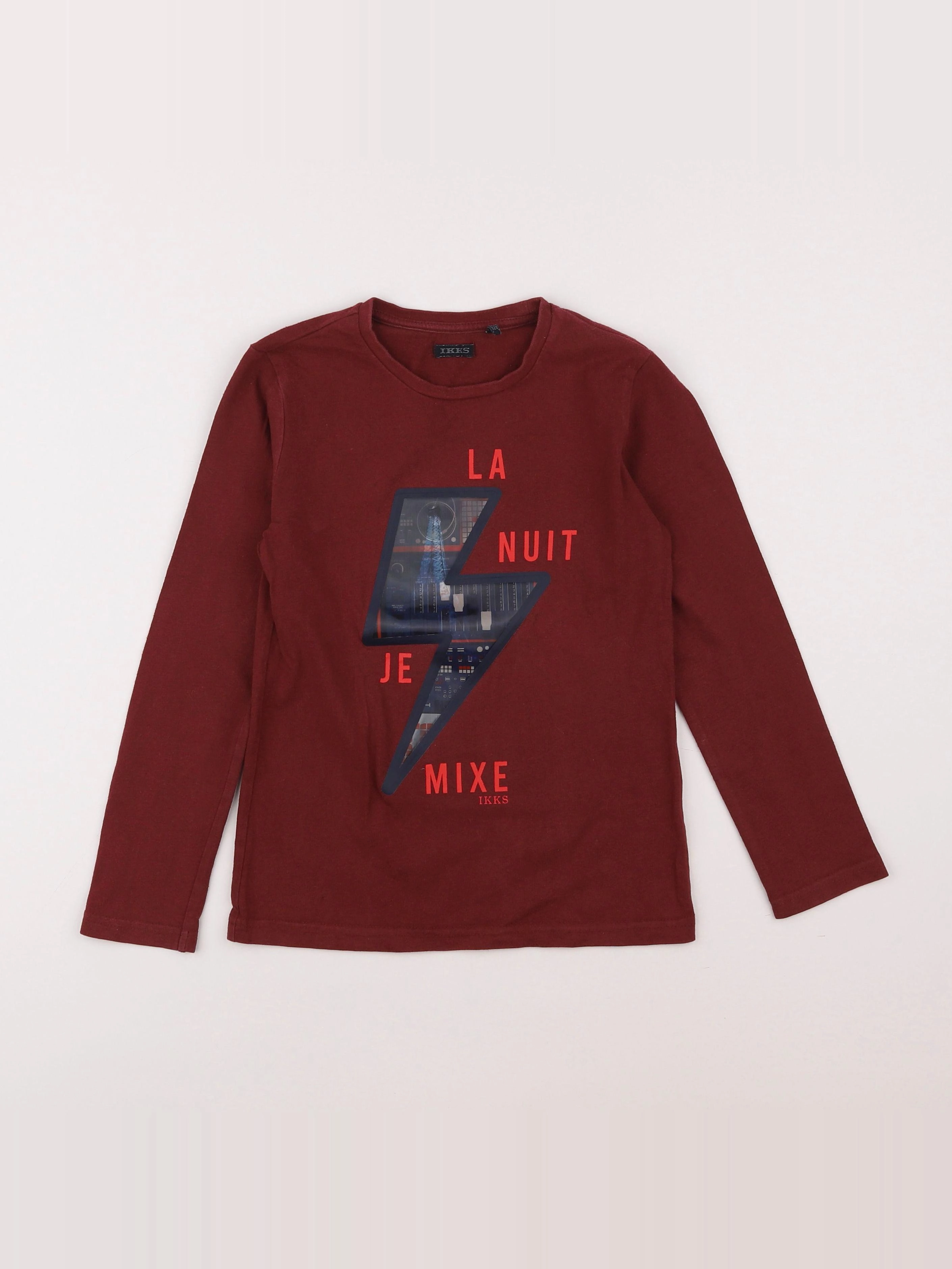 IKKS - tee-shirt rouge - 8 ans