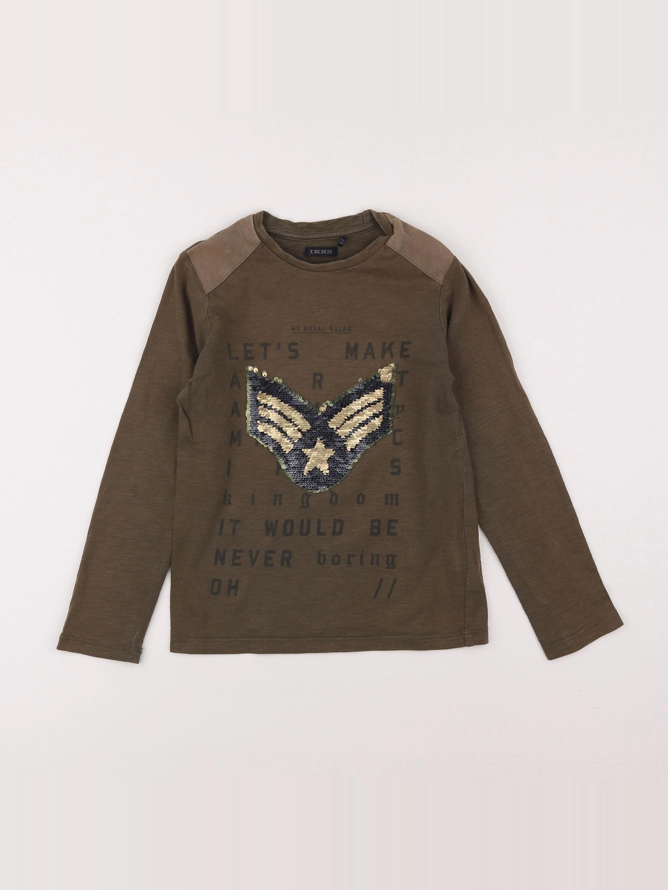 IKKS - tee-shirt vert - 6 ans