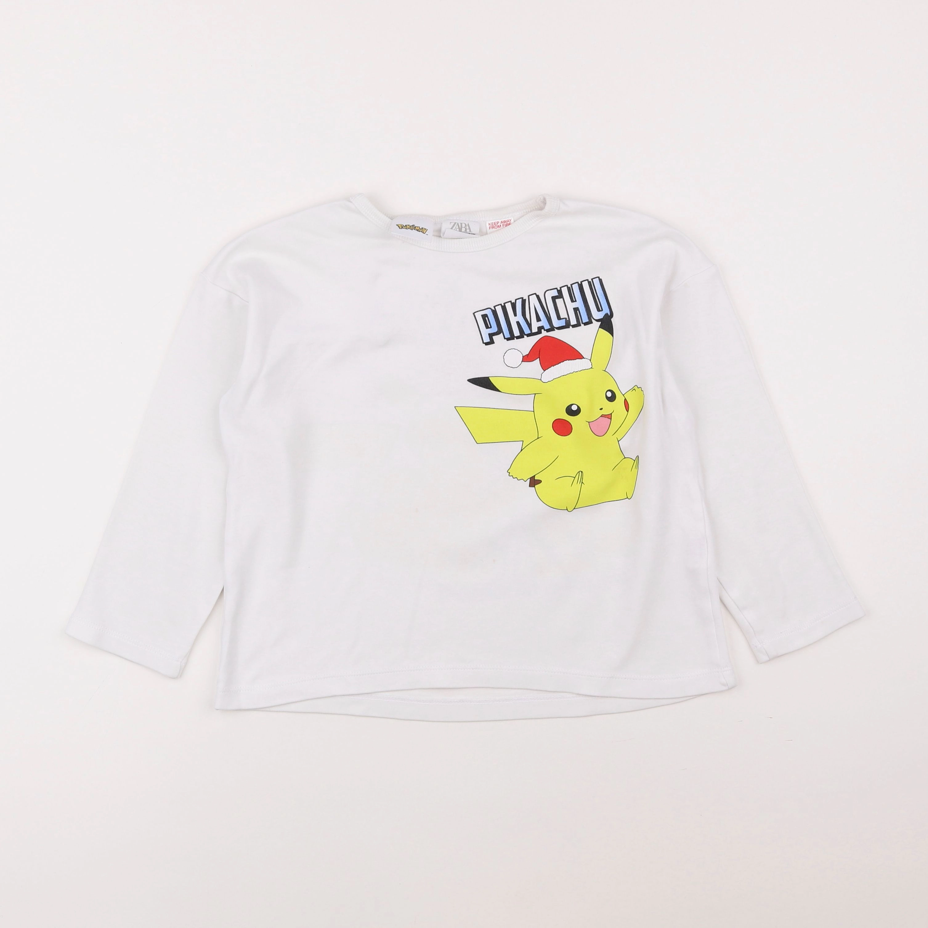 Zara - tee-shirt blanc - 5/6 ans