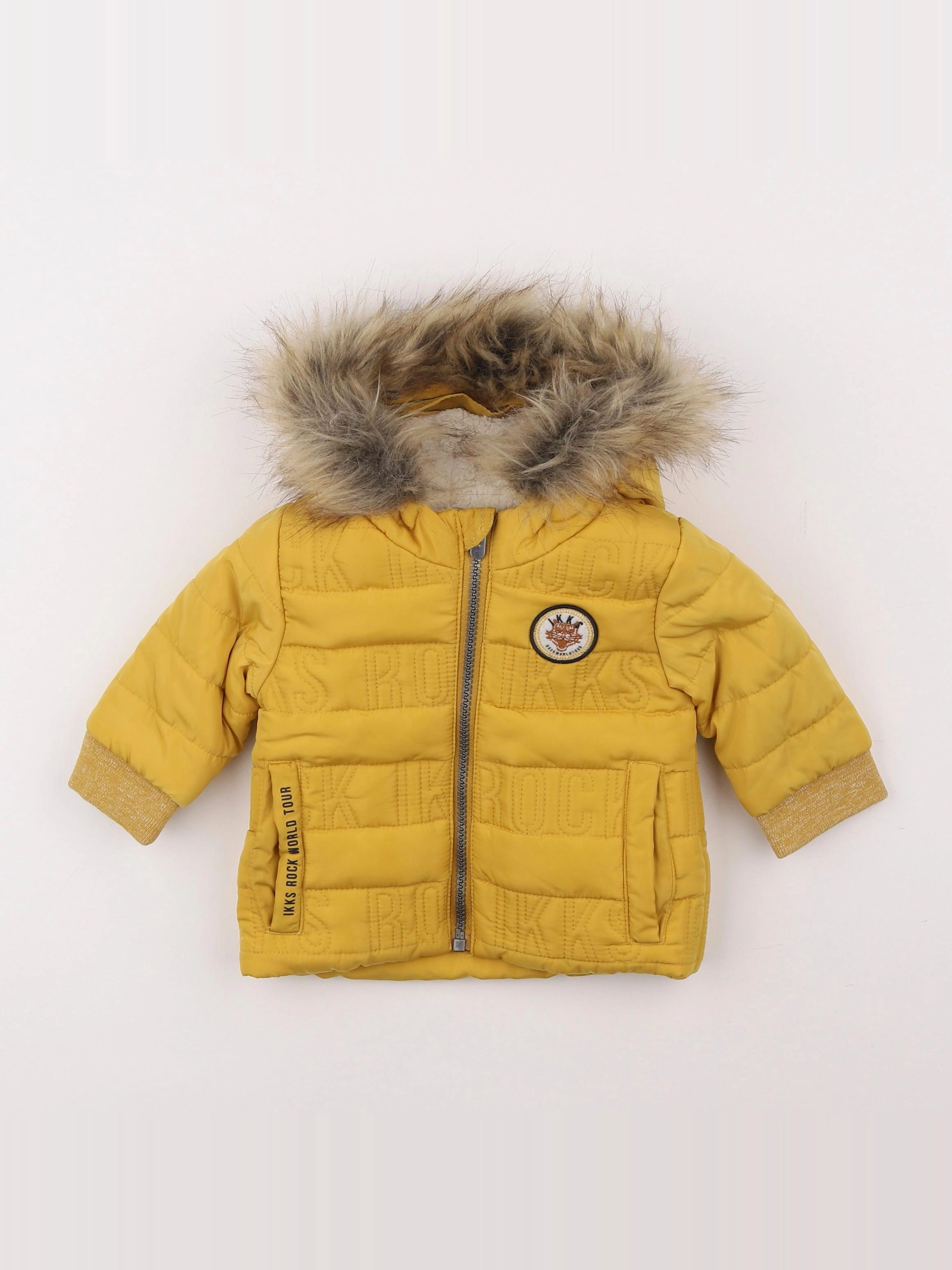 IKKS - doudoune jaune - 6 mois