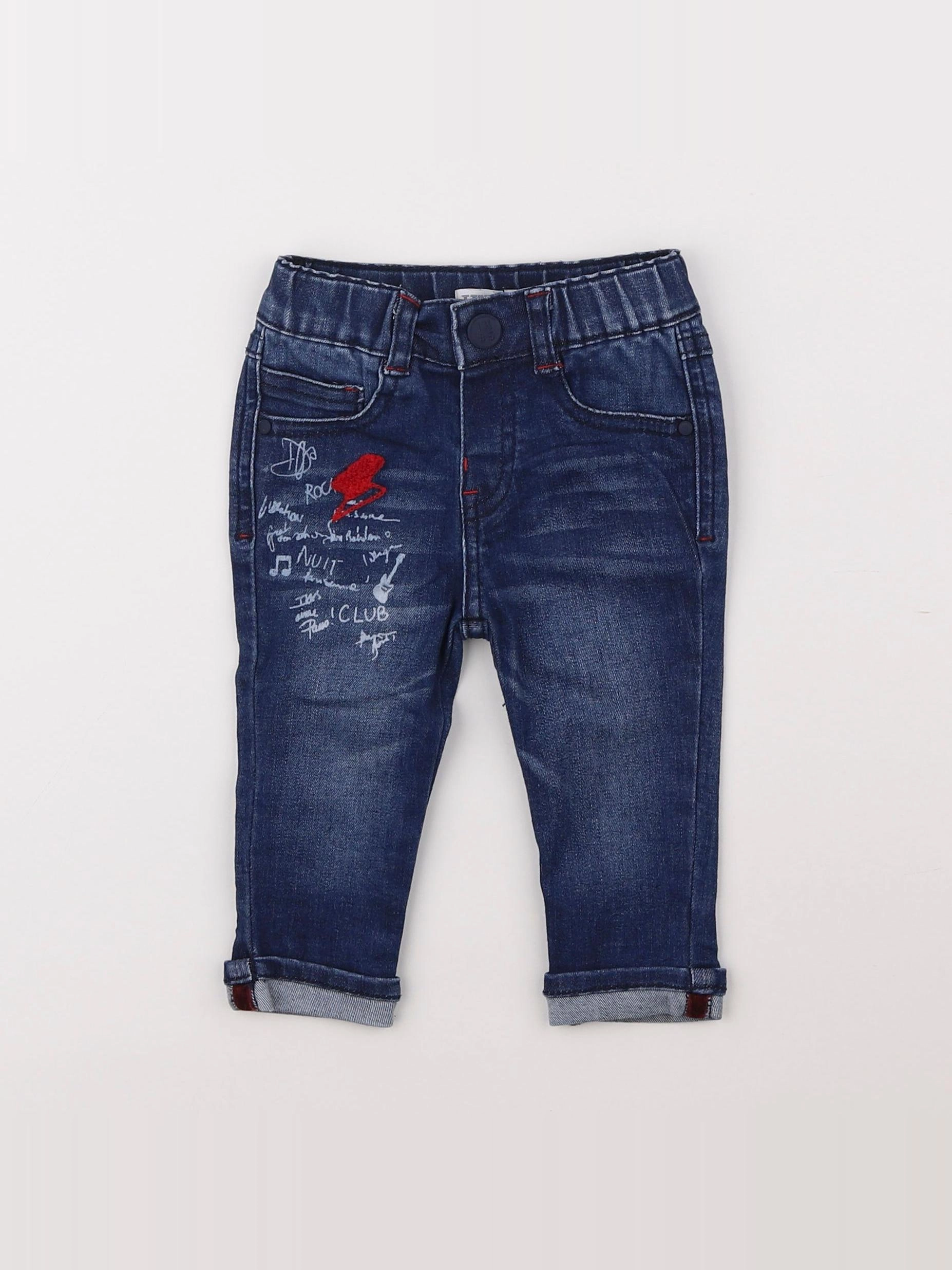IKKS - jean bleu - 6 mois