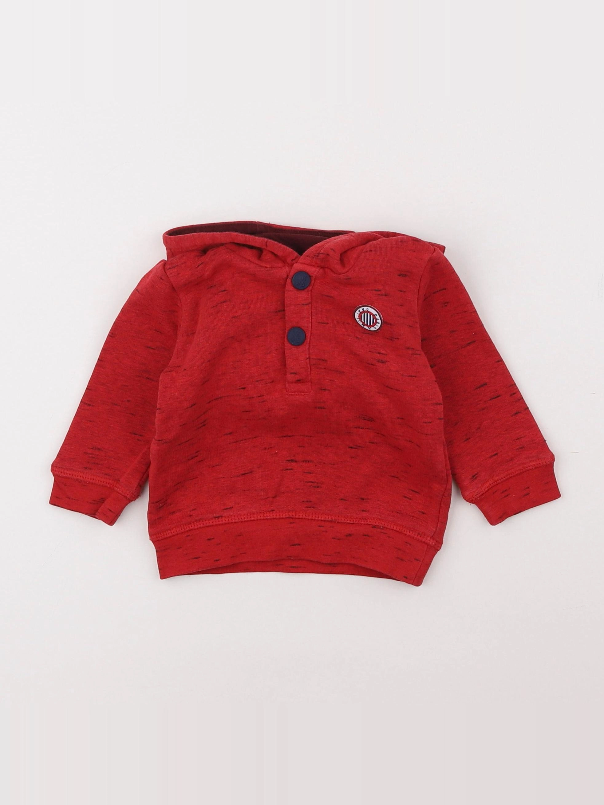IKKS - sweat rouge - 6 mois