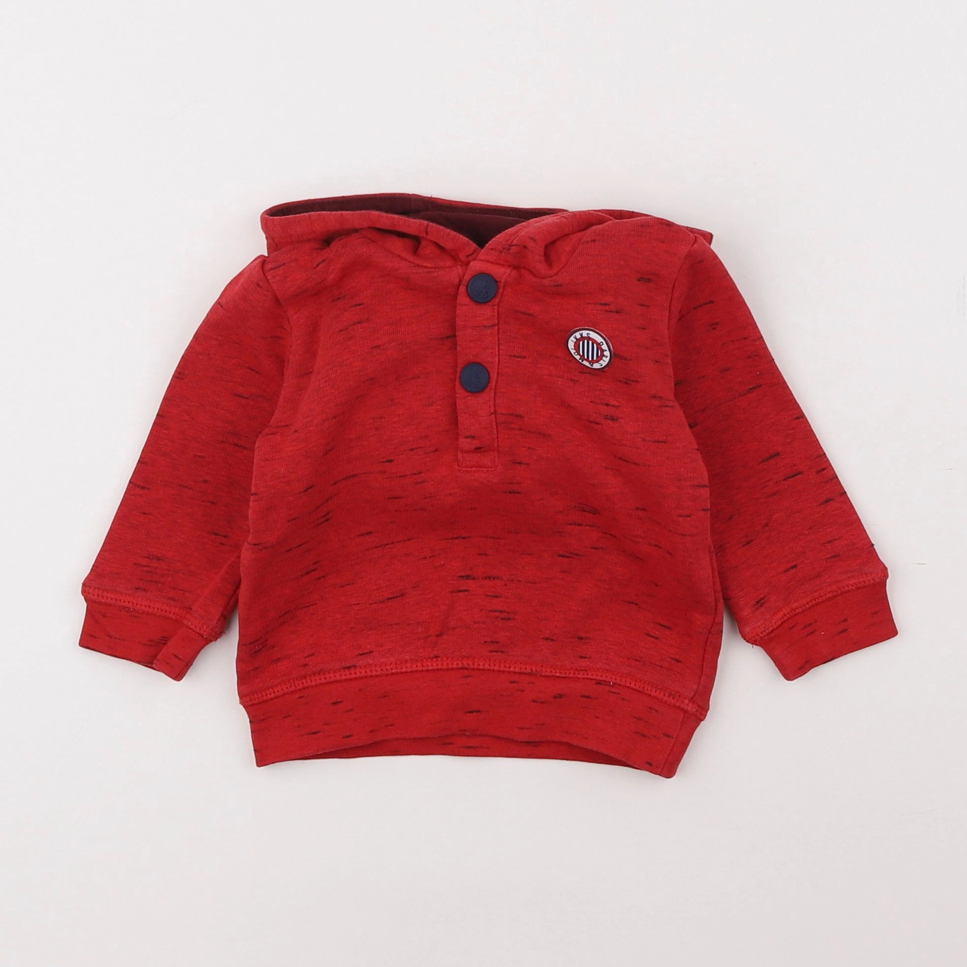 IKKS - sweat rouge - 6 mois
