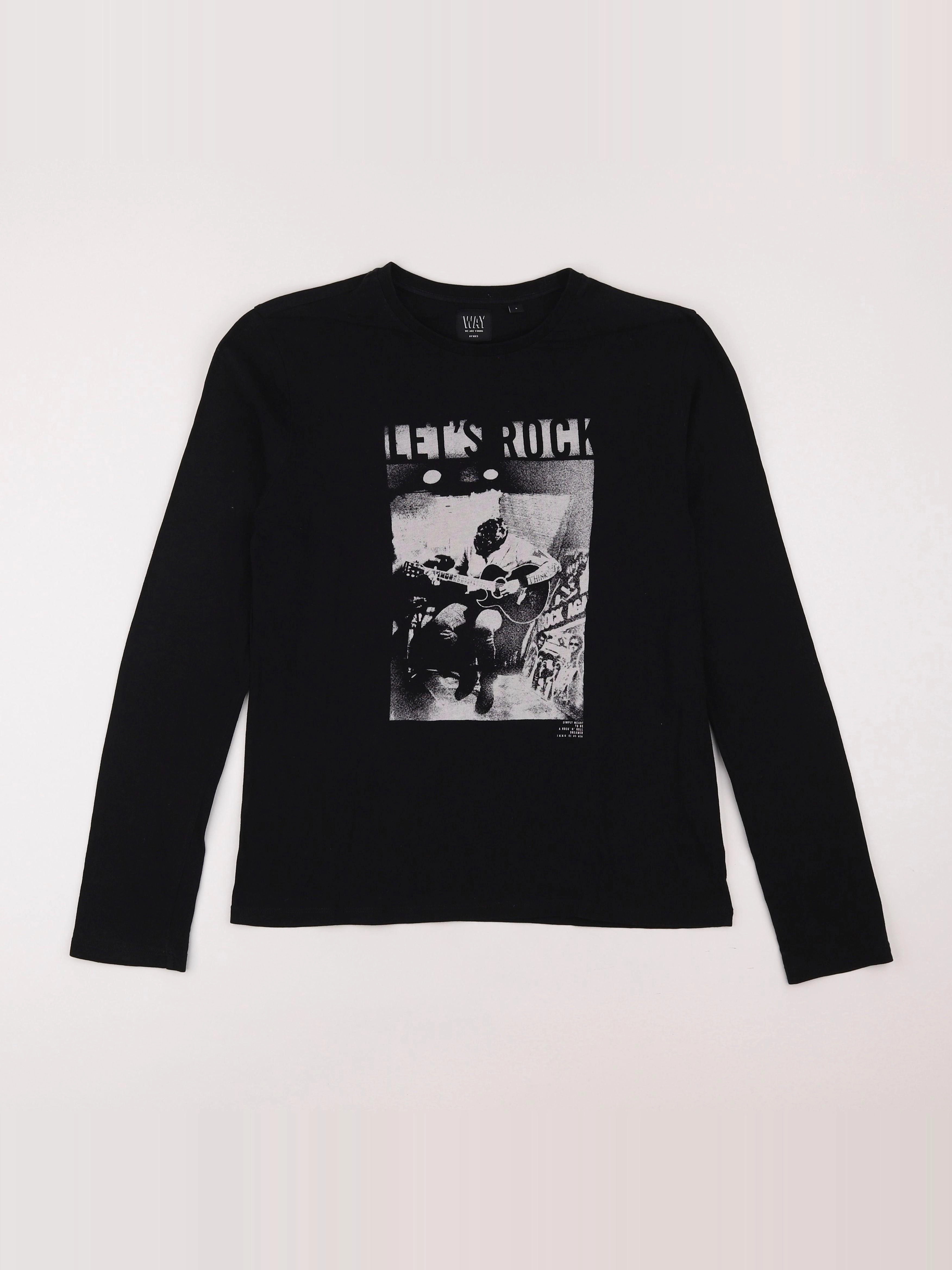 IKKS - tee-shirt noir - 14 ans