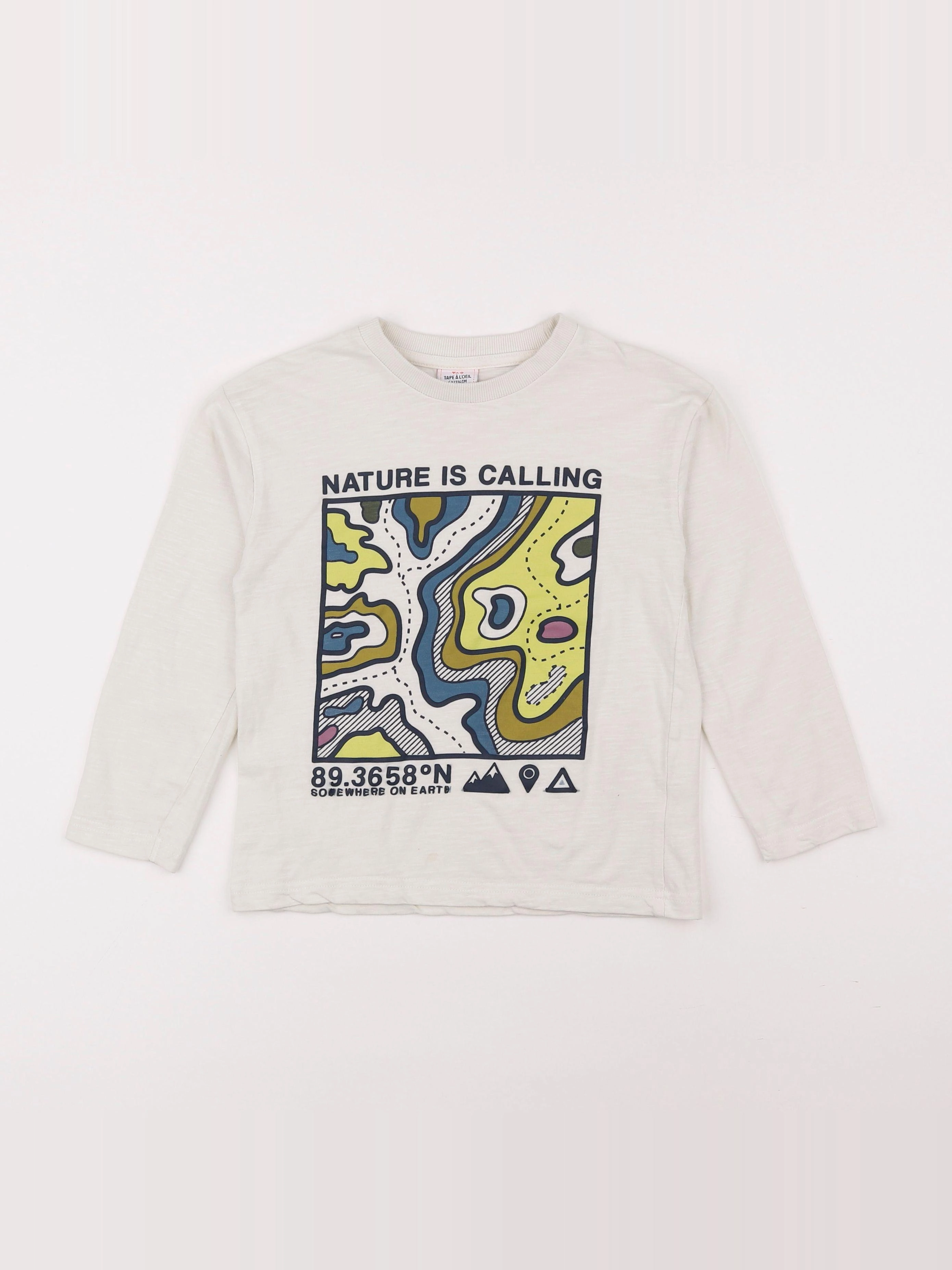 Tape à l'oeil - tee-shirt beige - 6 ans