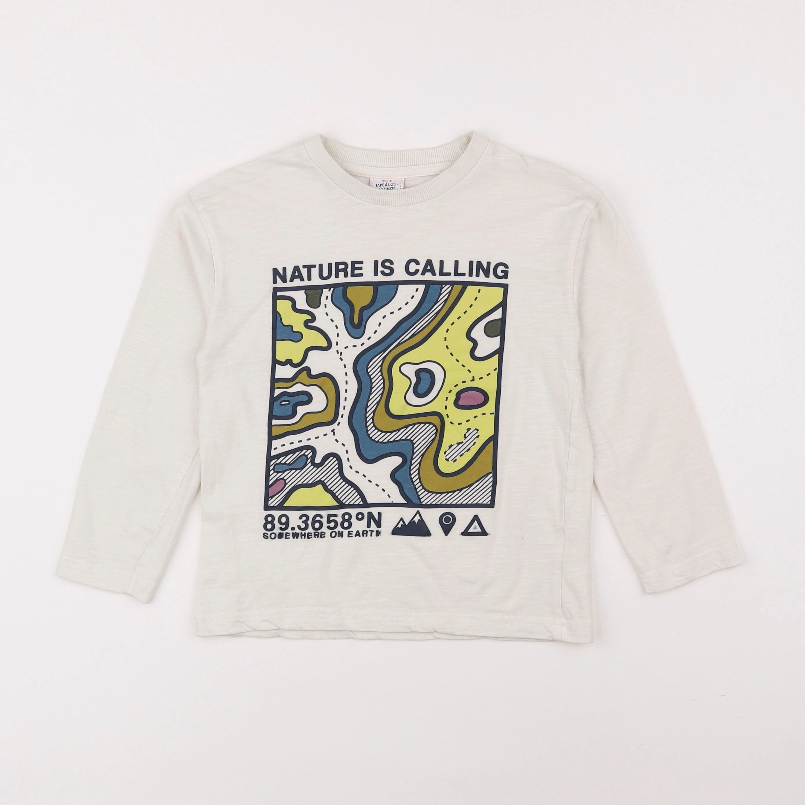 Tape à l'oeil - tee-shirt beige - 6 ans