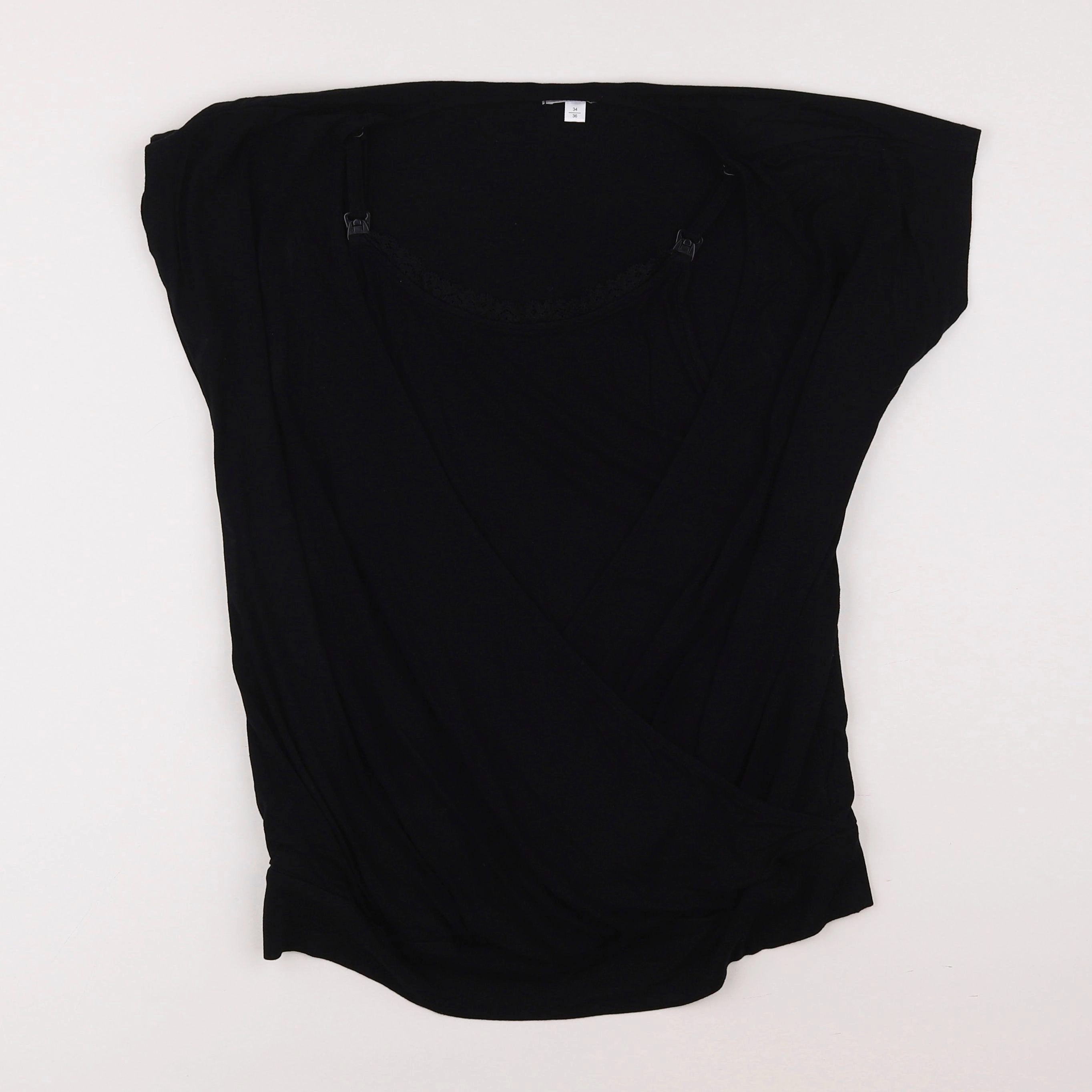 Vertbaudet - tee-shirt allaitement noir - 34 à 36