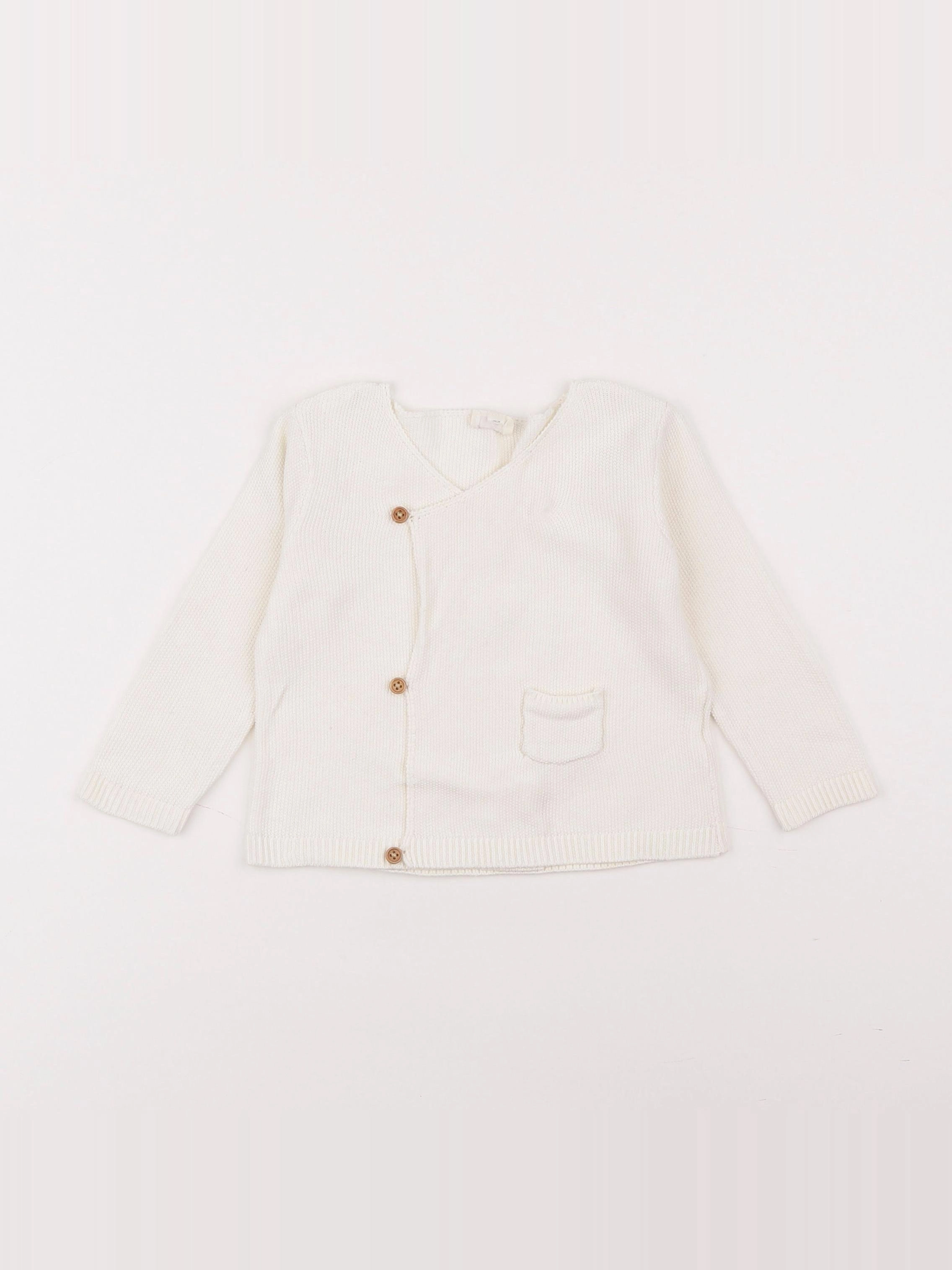 Cyrillus - gilet beige - 12 mois