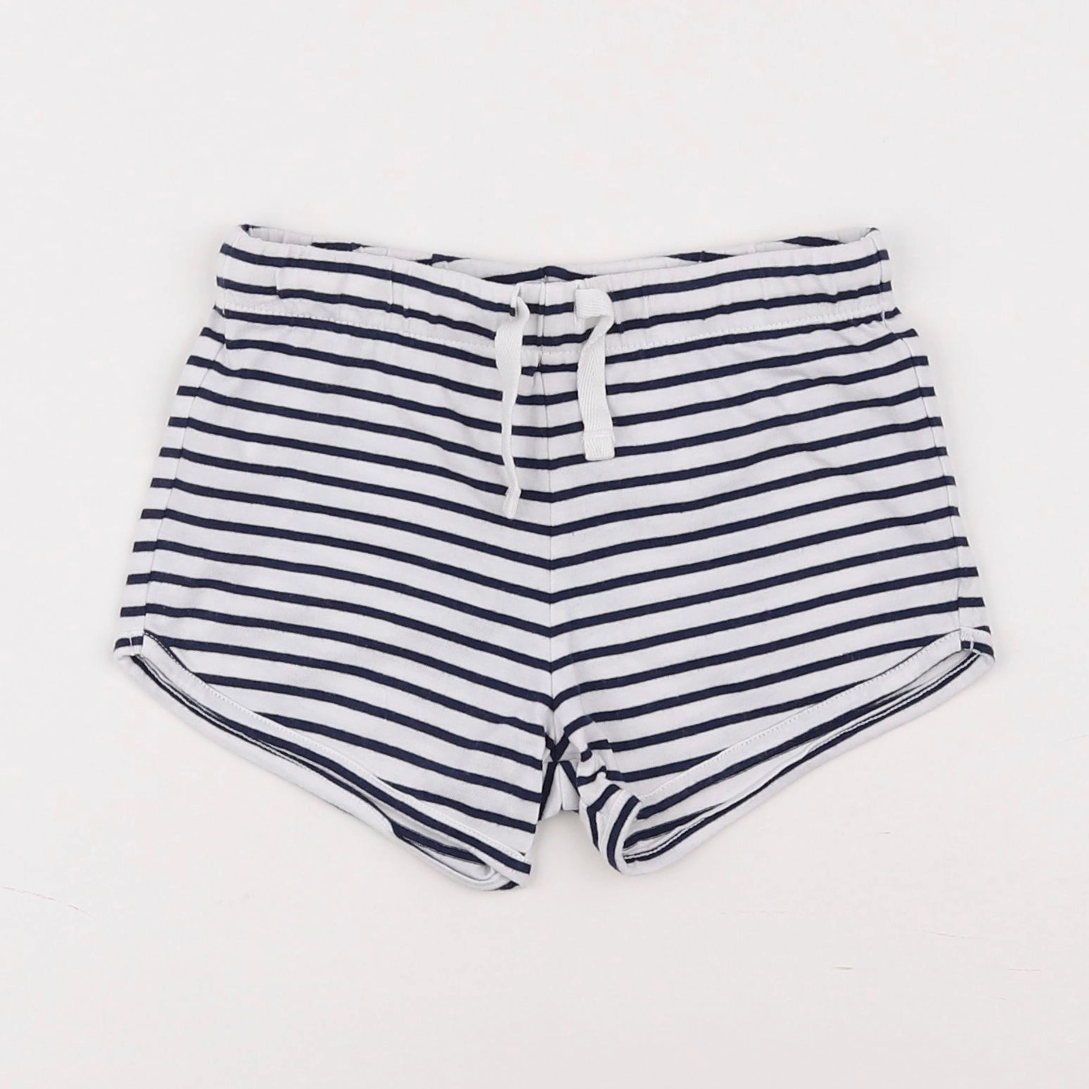 H&M - short bleu - 12/18 mois