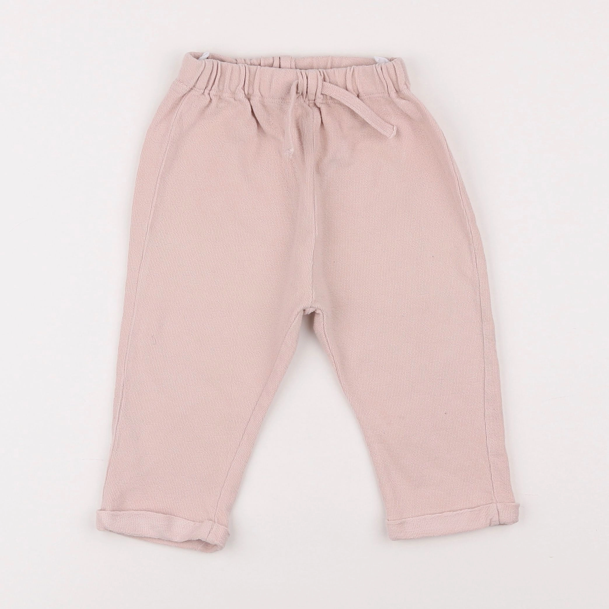 H&M - pantalon rose - 9/12 mois