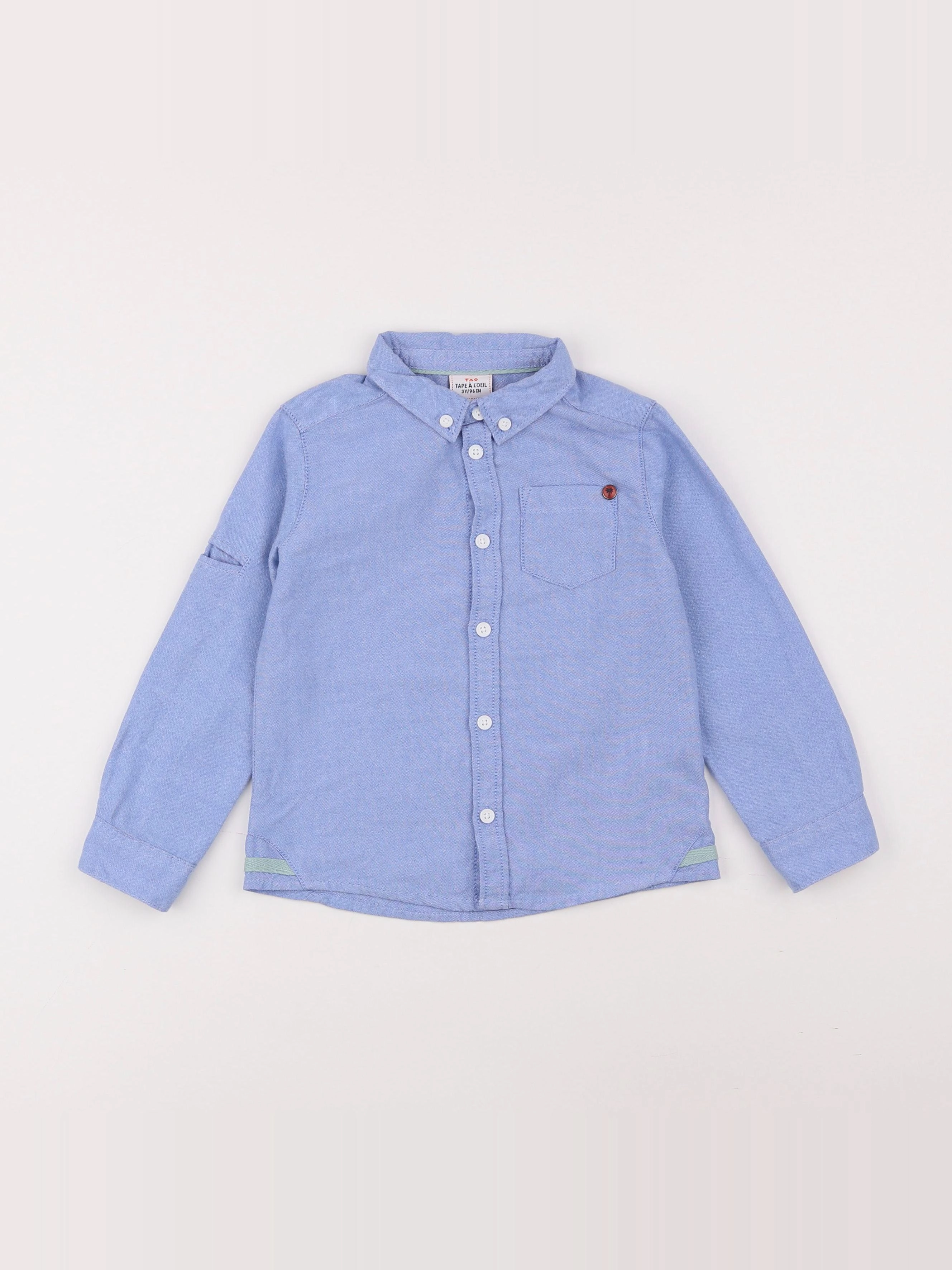 Tape à l'oeil - chemise bleu - 3 ans