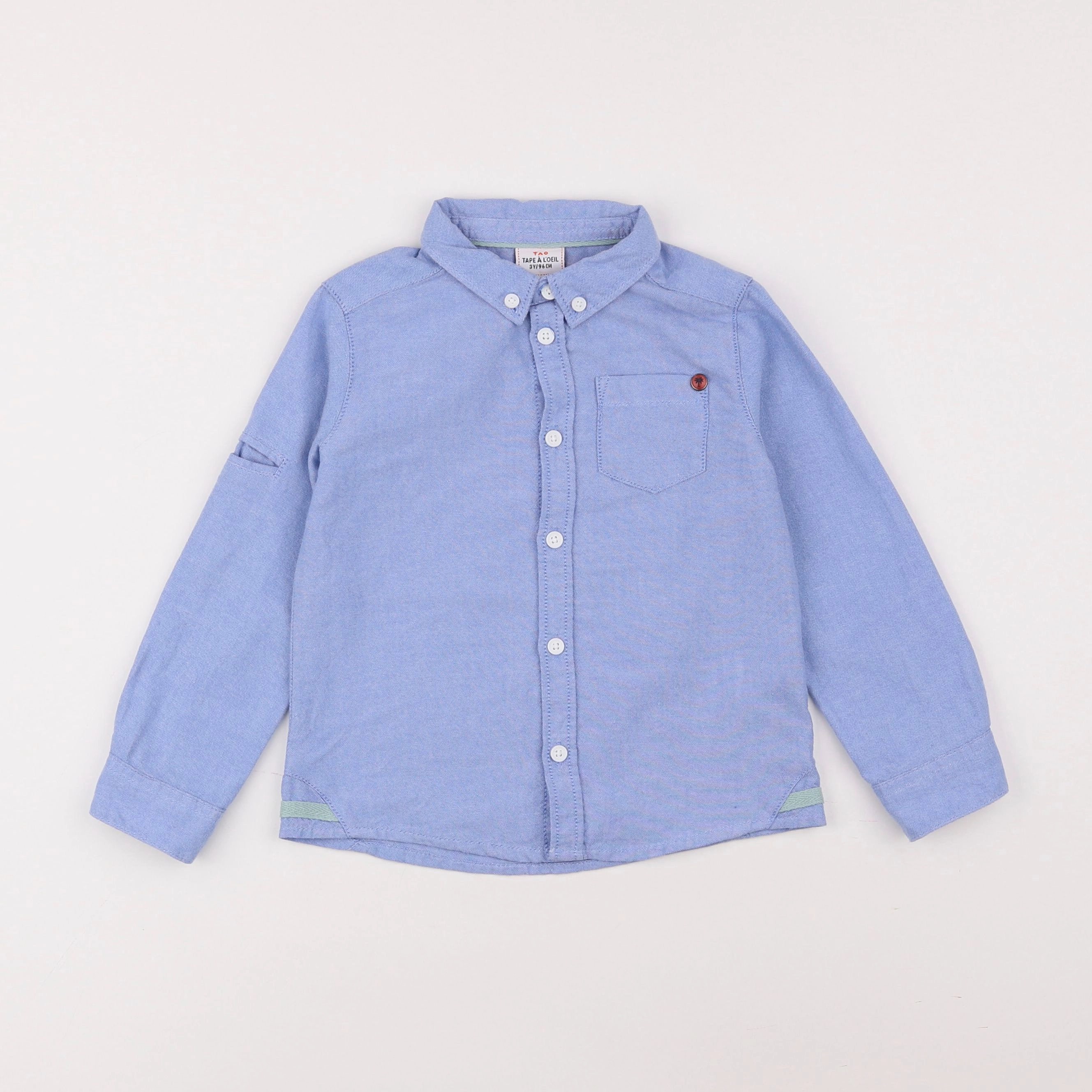 Tape à l'oeil - chemise bleu - 3 ans