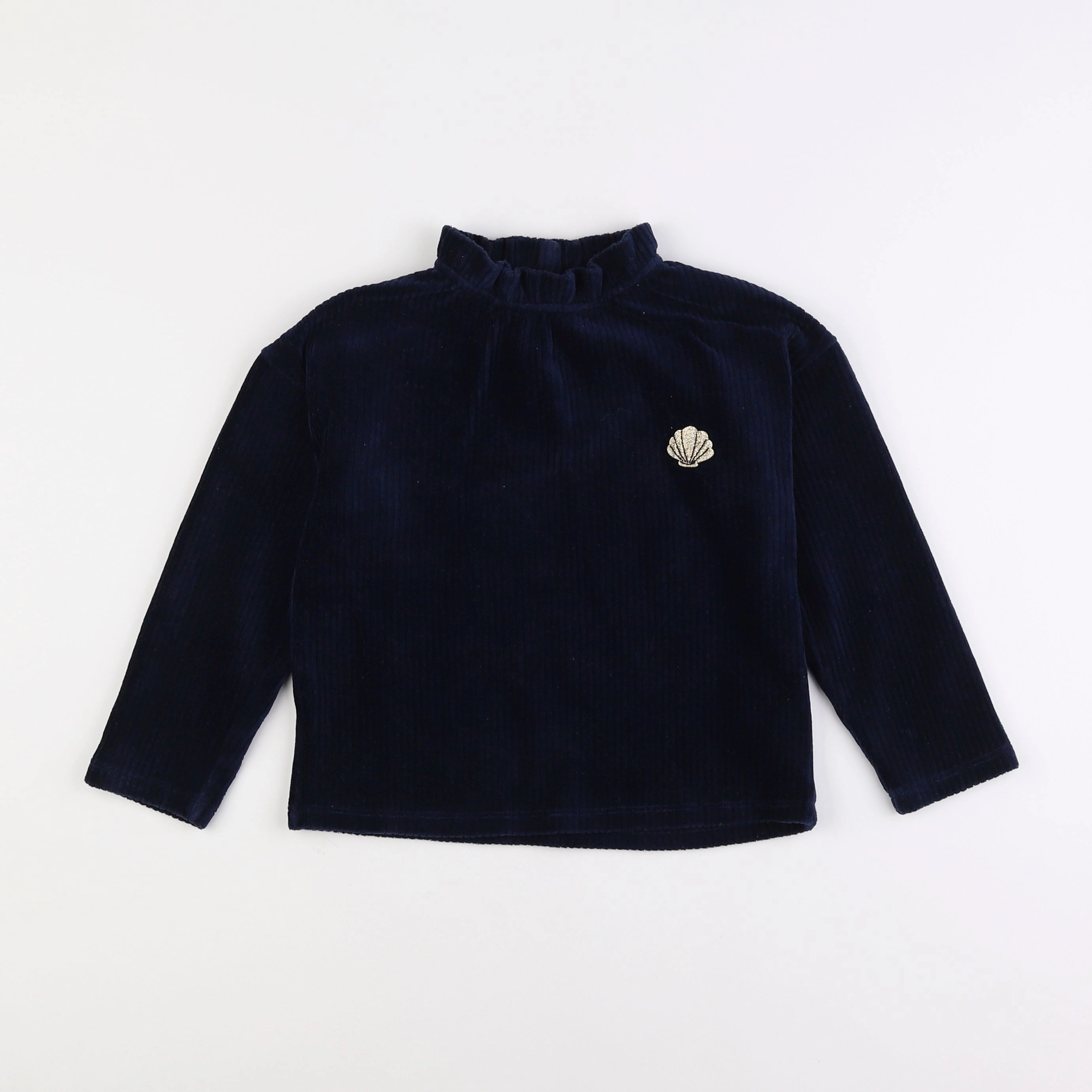 Vertbaudet - sweat bleu - 6 ans