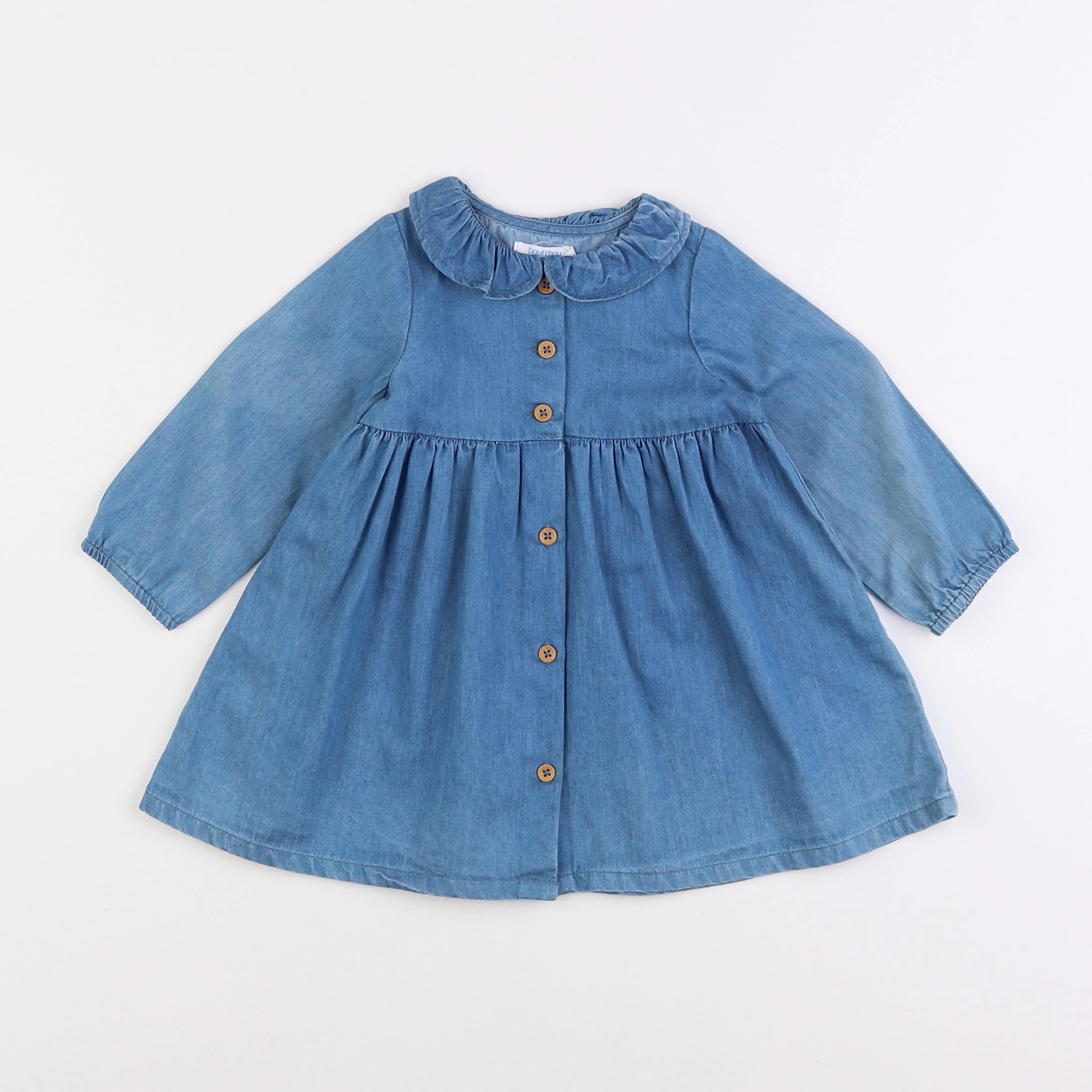Boutchou - robe bleu - 6 mois