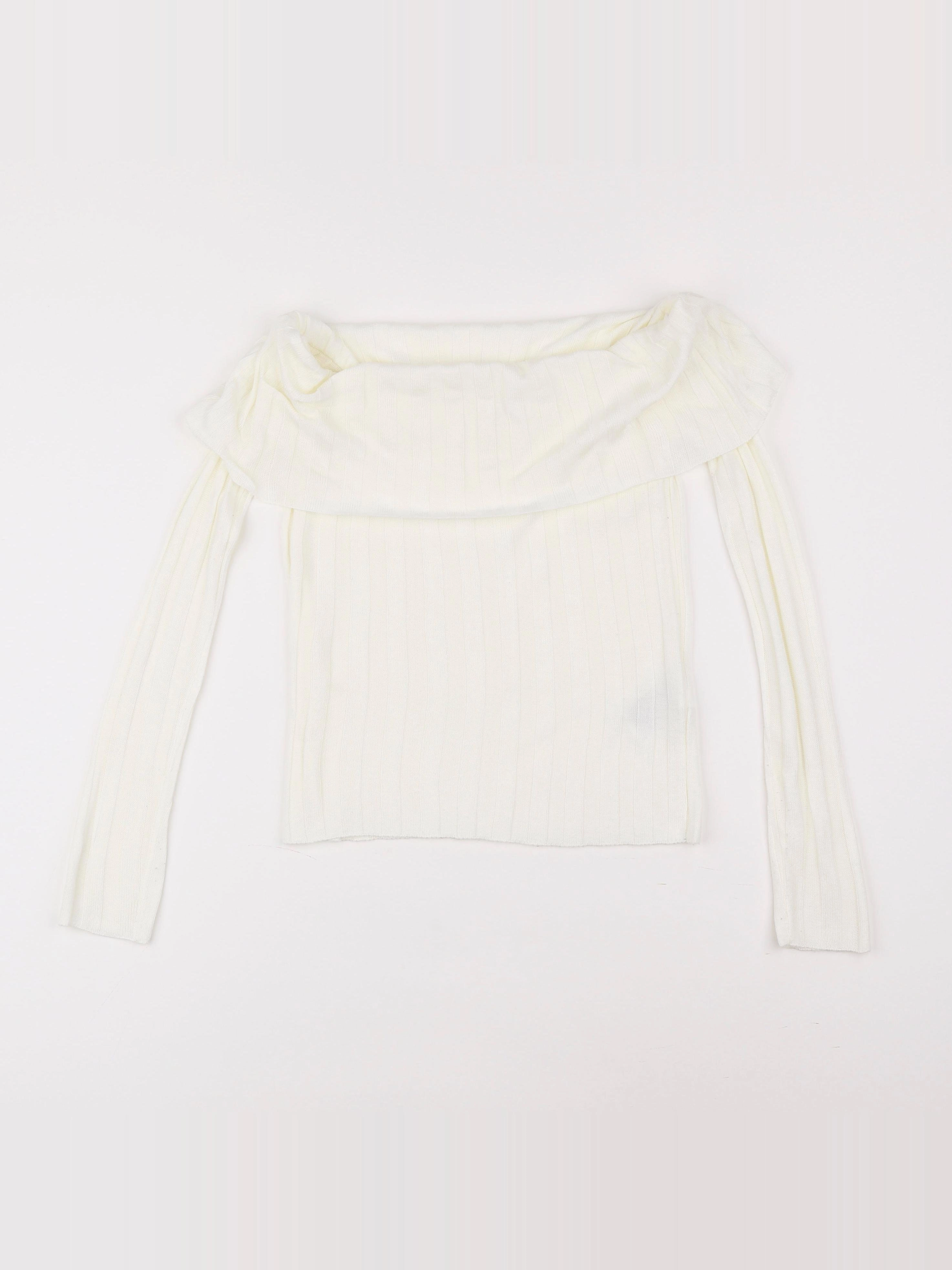 H&M - pull beige - 8/10 ans