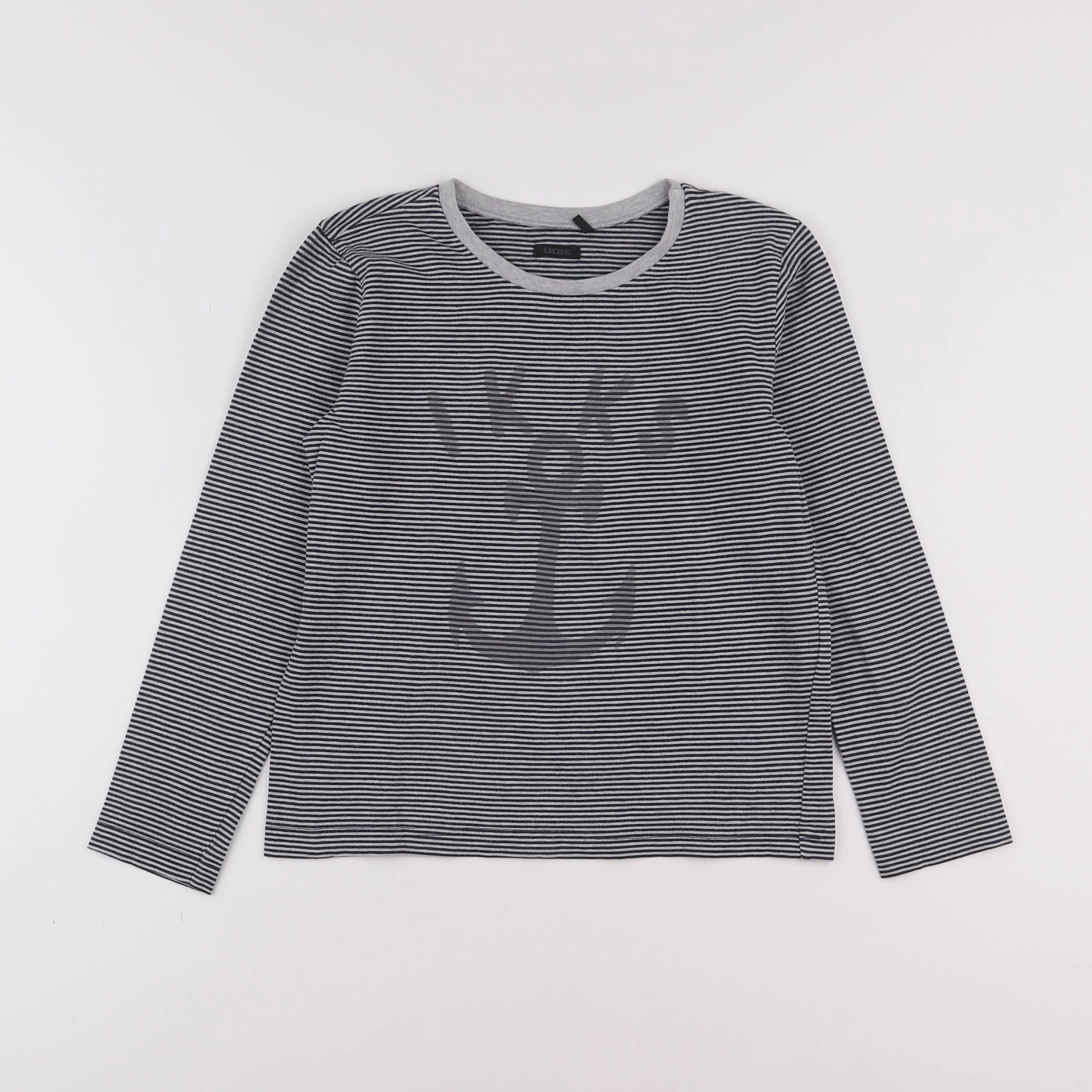 IKKS - tee-shirt gris - 8 ans