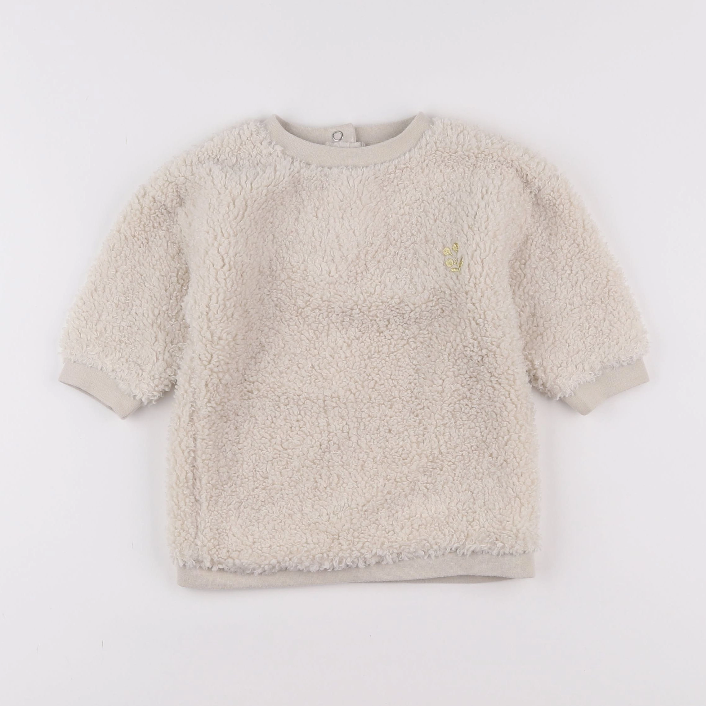 Vertbaudet - robe beige - 12 mois