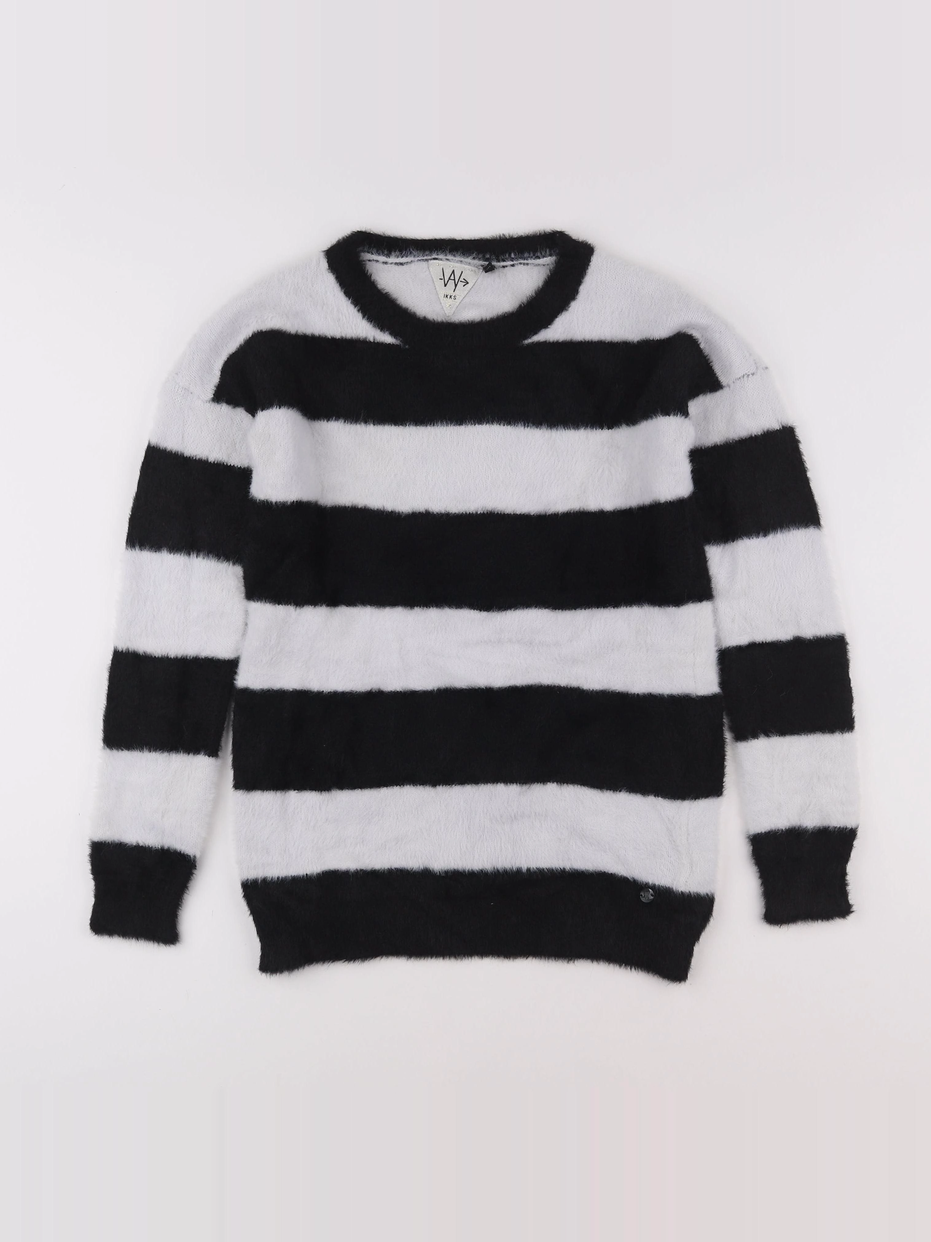 IKKS - pull noir - 12 ans
