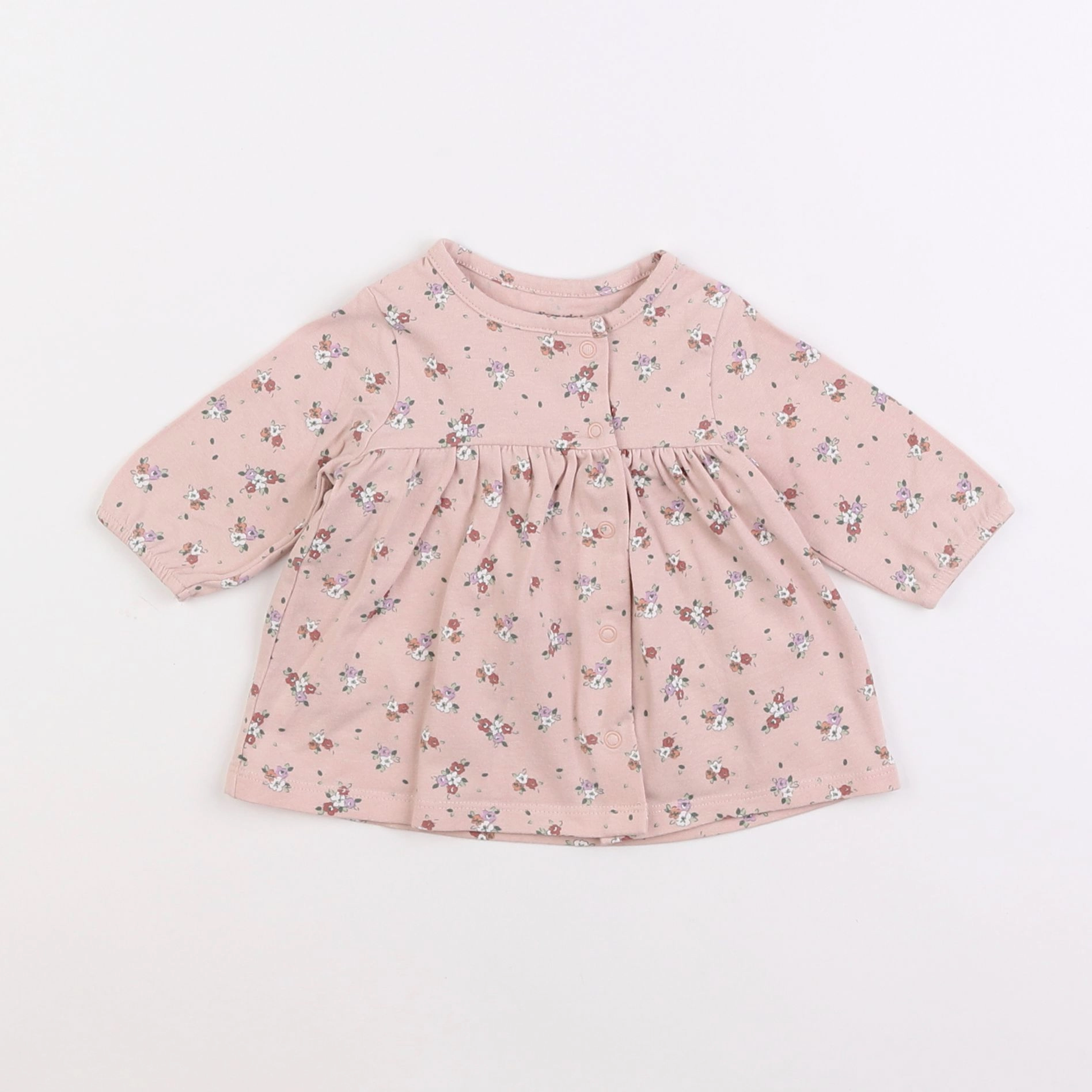 Vertbaudet - tee-shirt rose - 1 mois