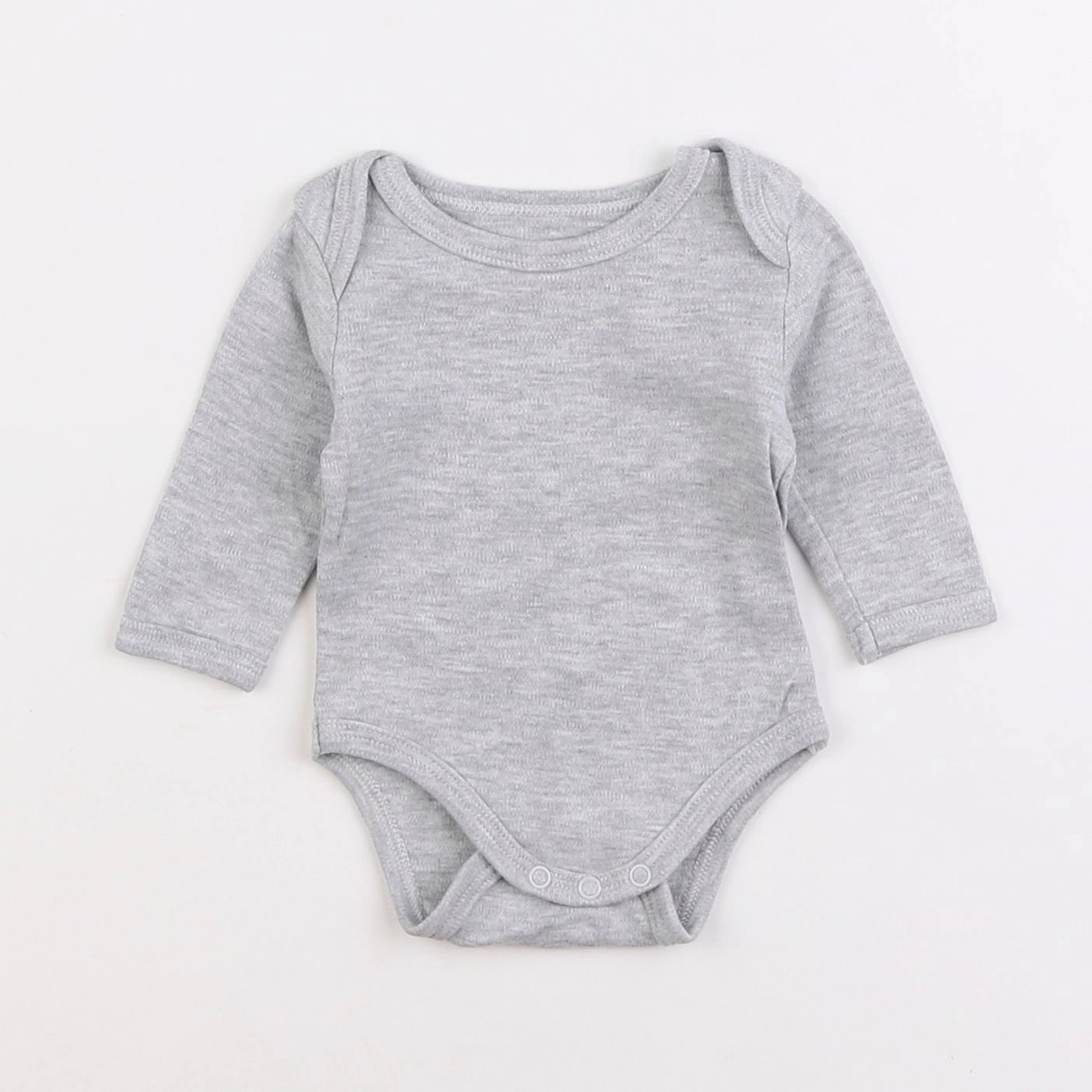 Vertbaudet - body gris - 1 mois