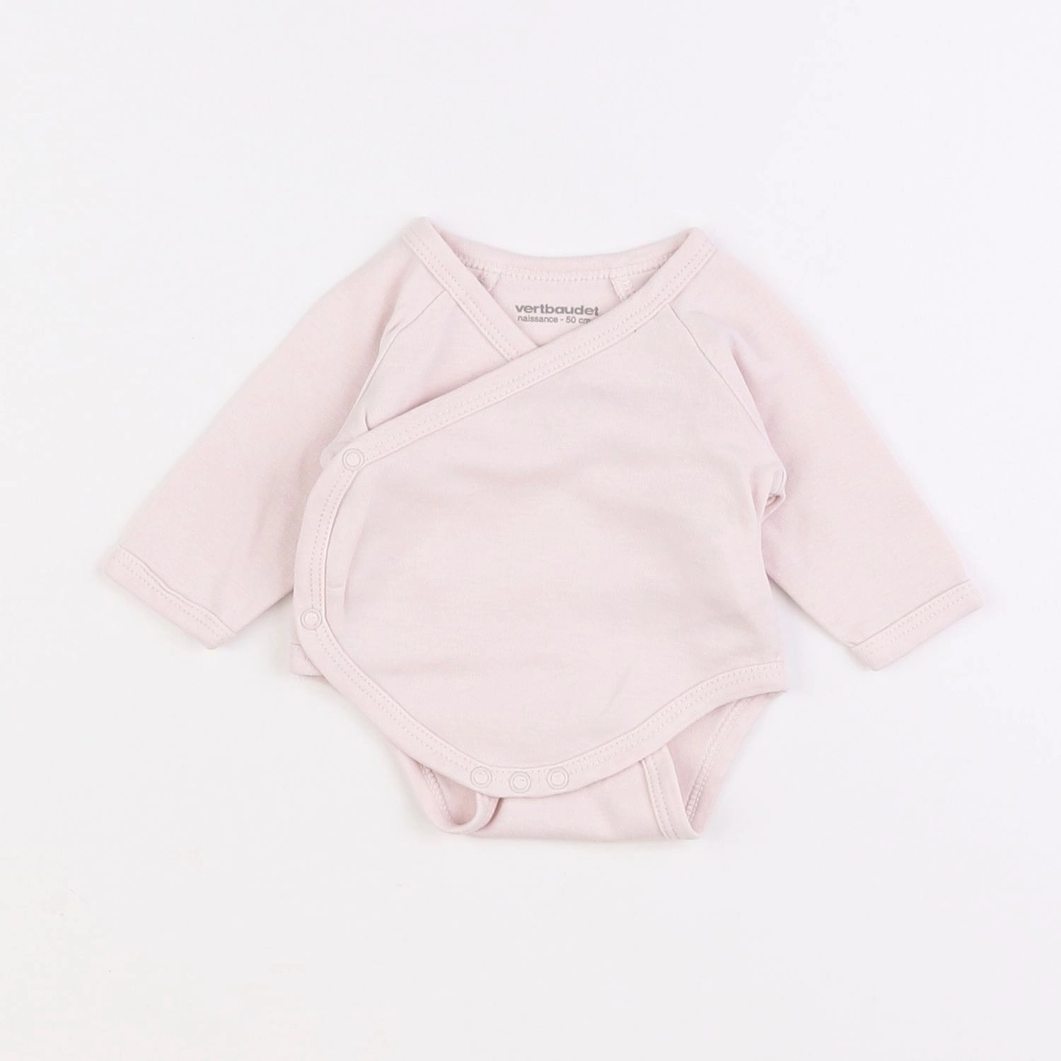 Vertbaudet - body rose - 0 mois