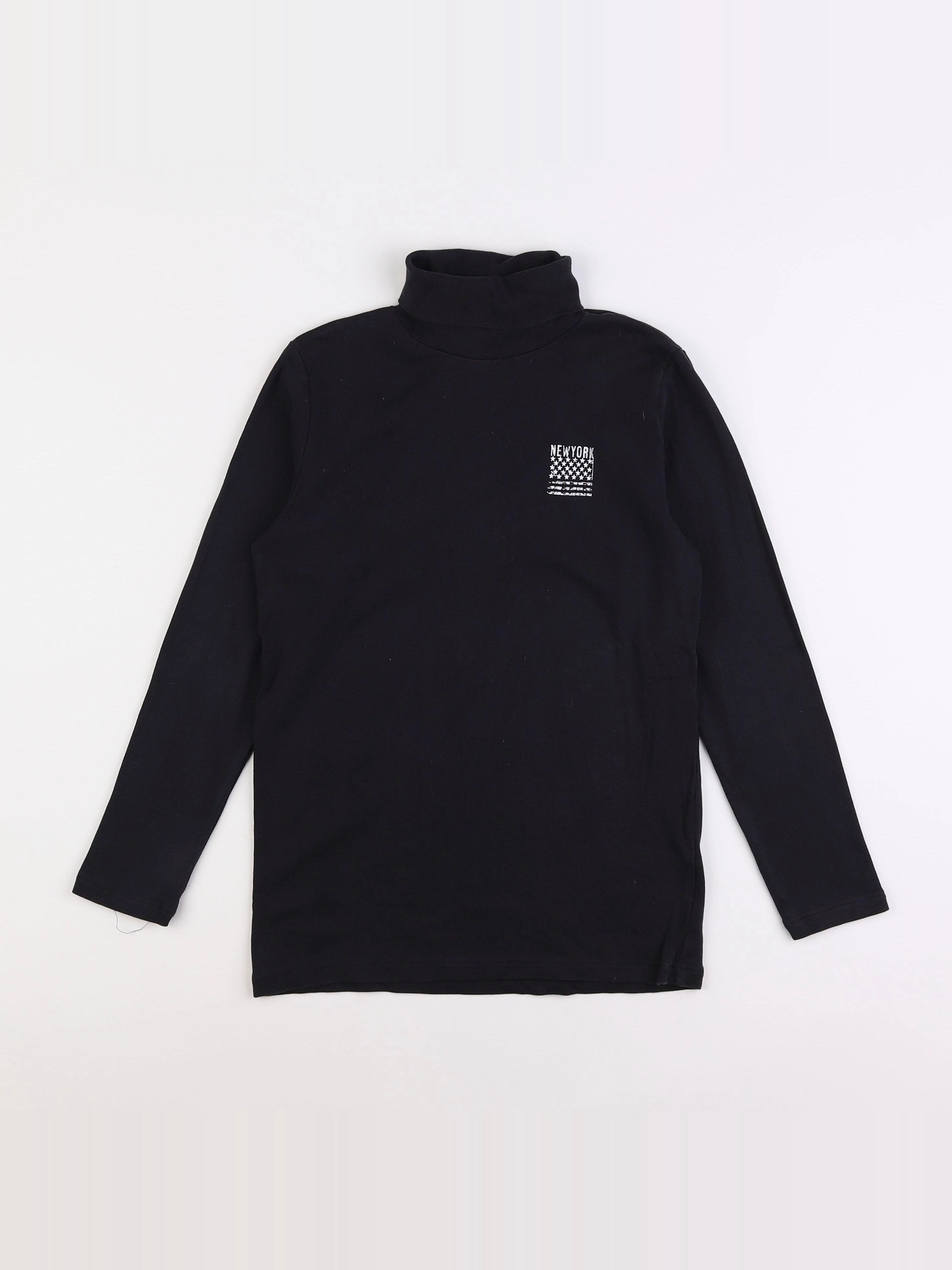 Vertbaudet - sous-pull noir - 12 ans