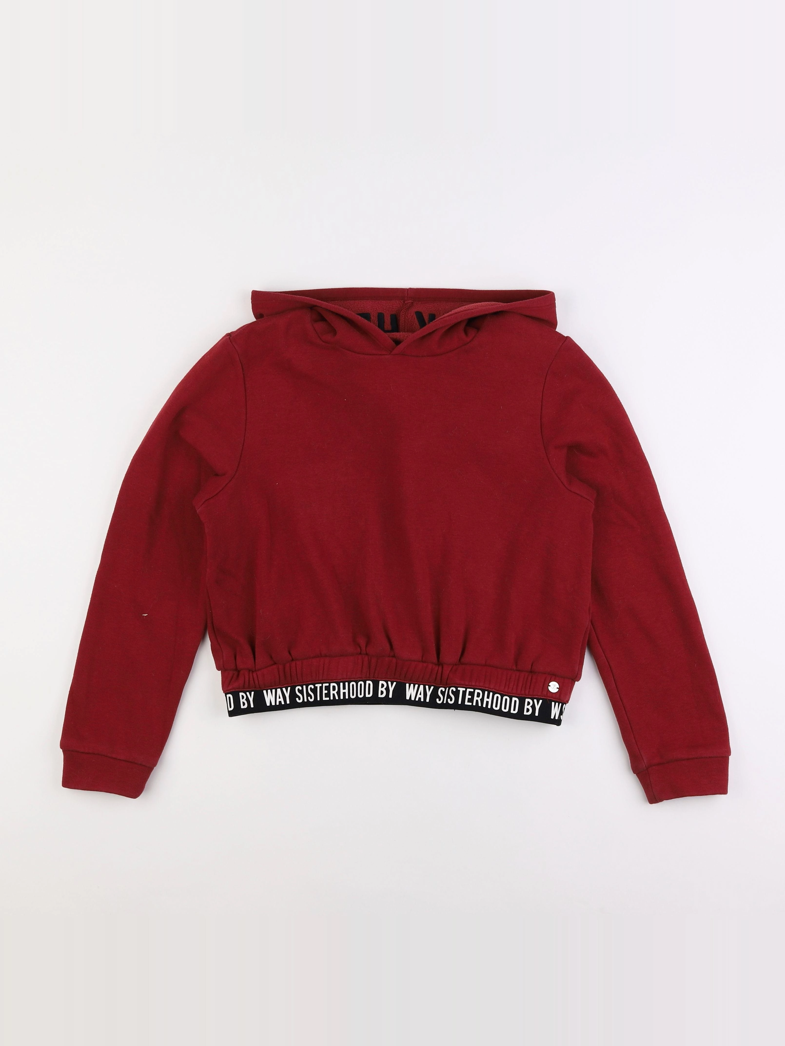 IKKS - sweat court rouge - 14 ans