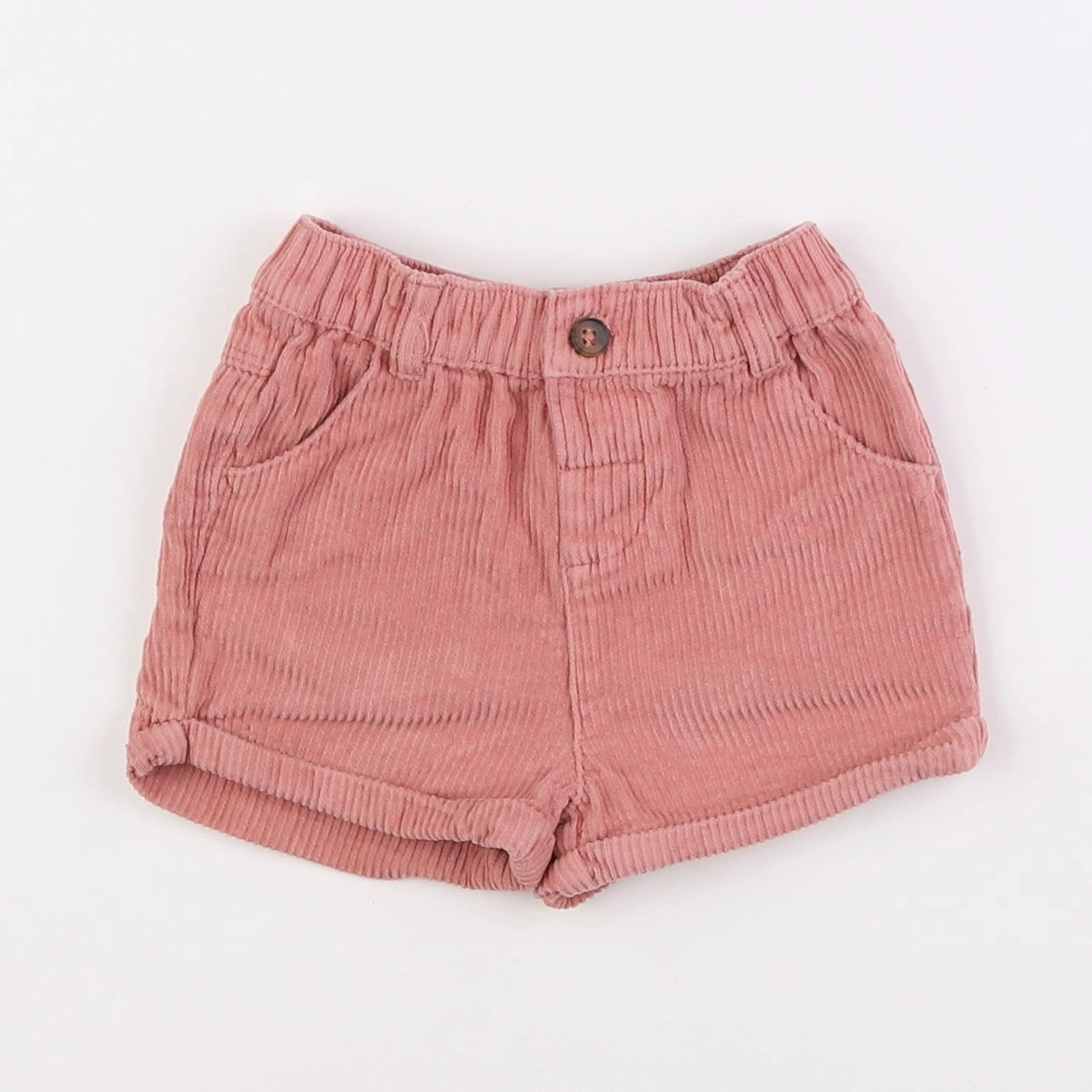 Vertbaudet - short rose - 9 mois