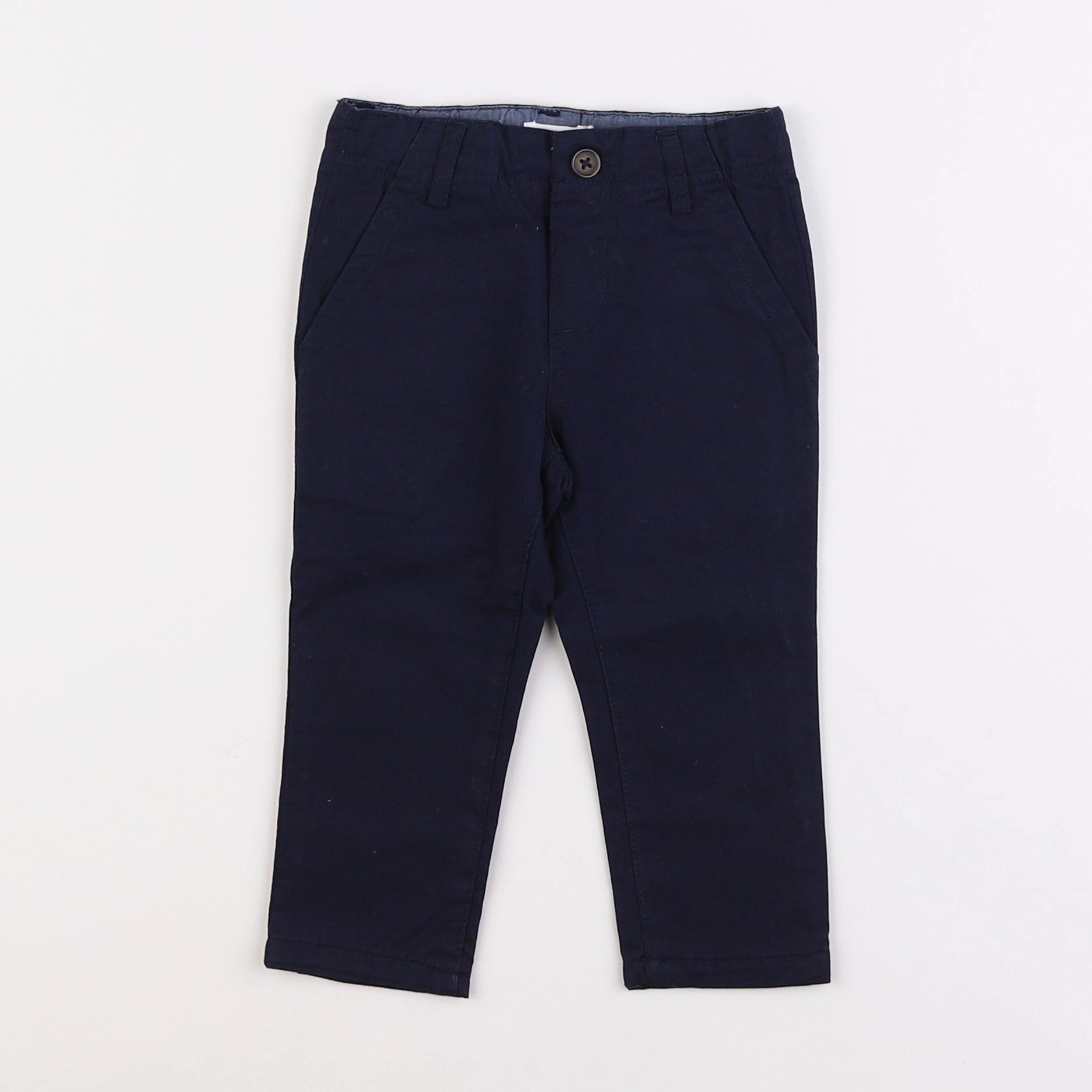 Boutchou - pantalon bleu - 9 mois