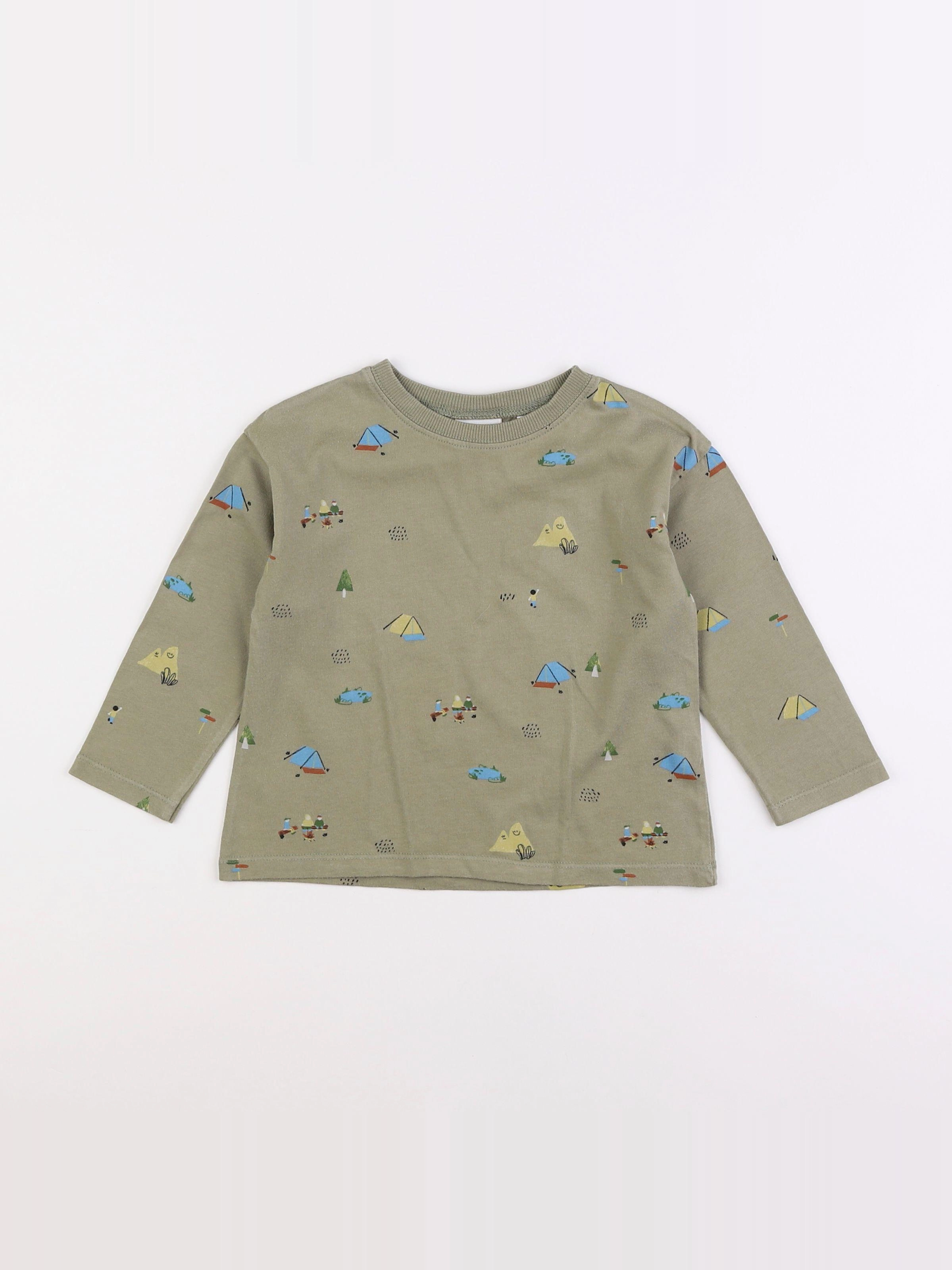 Zara - tee-shirt marron - 18 mois à 2 ans
