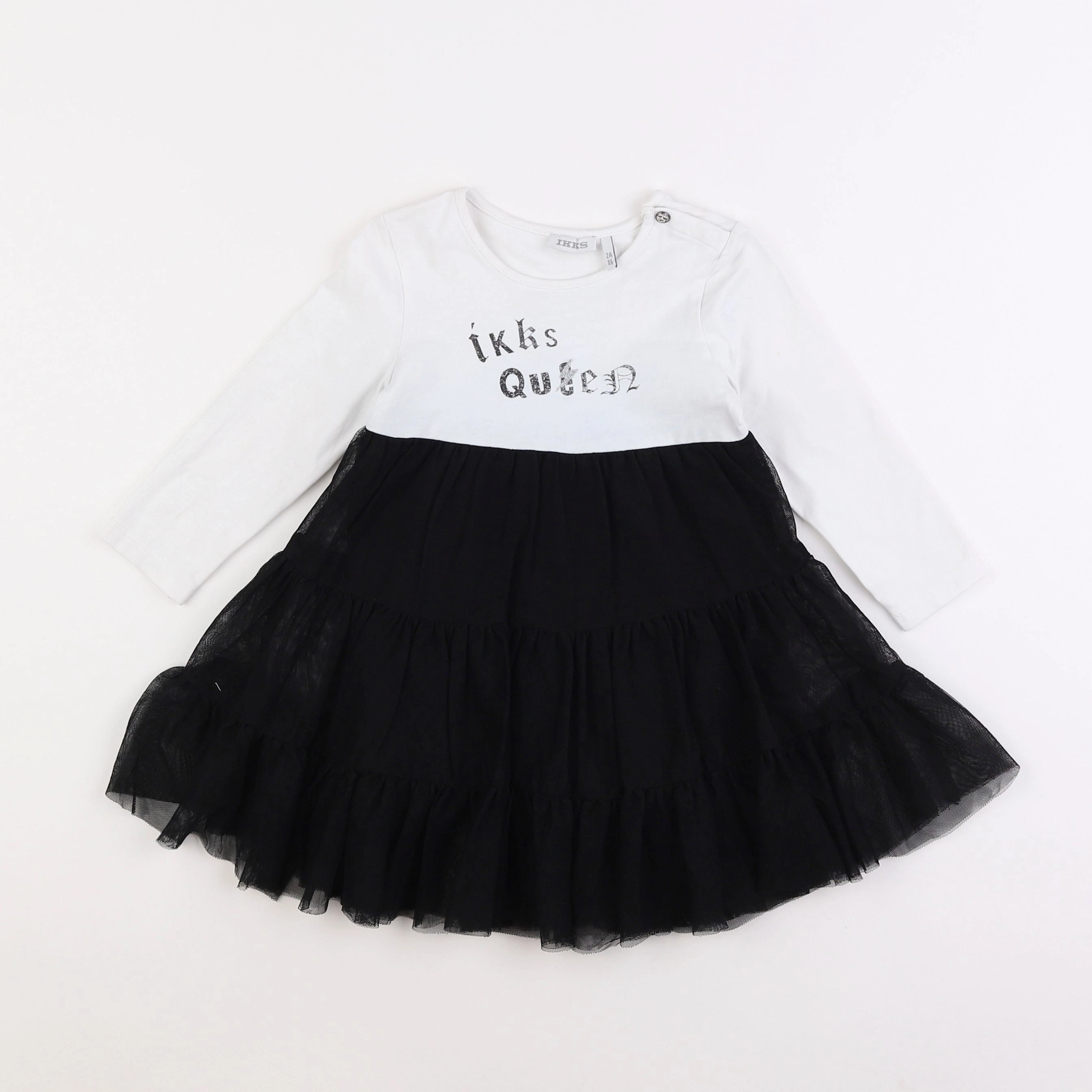 IKKS - robe noir - 2 ans