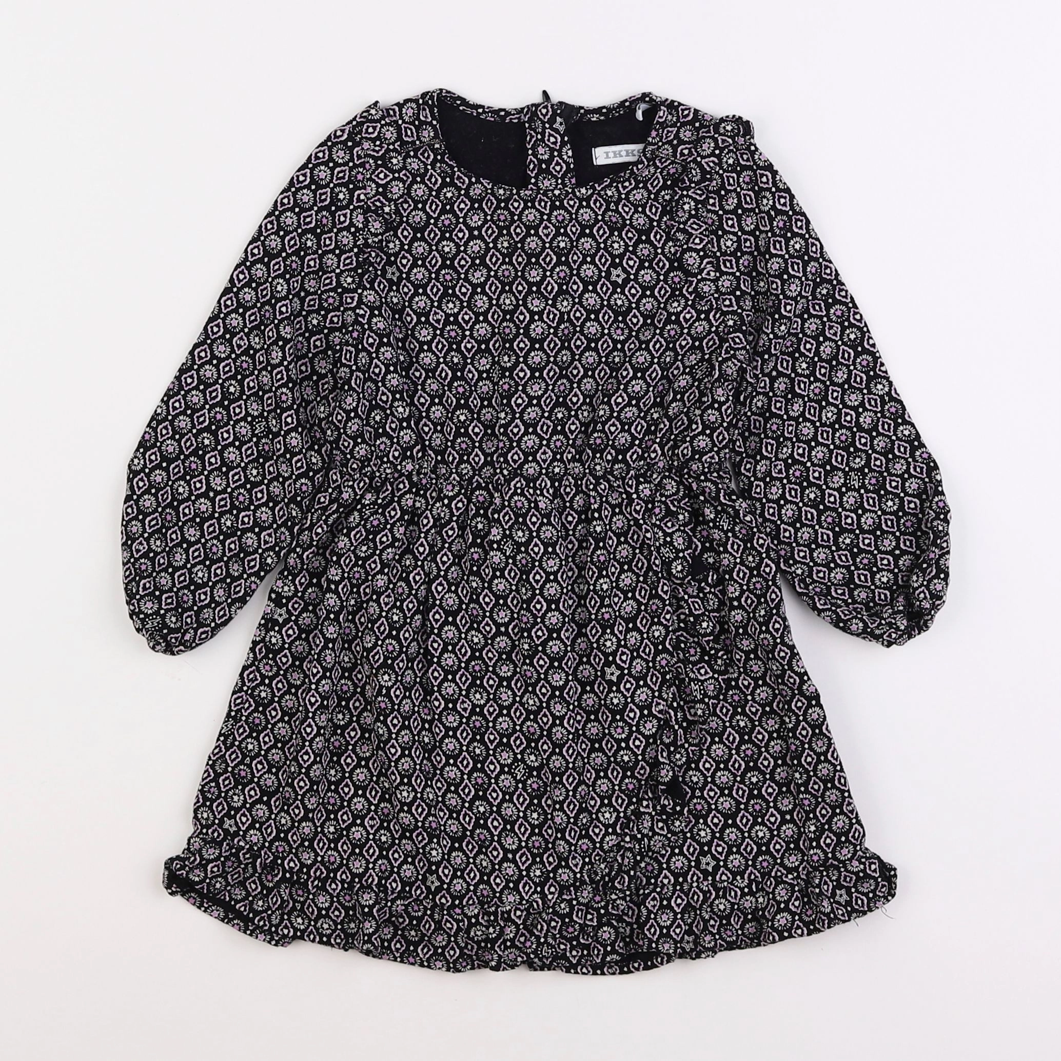 IKKS - robe noir - 2 ans