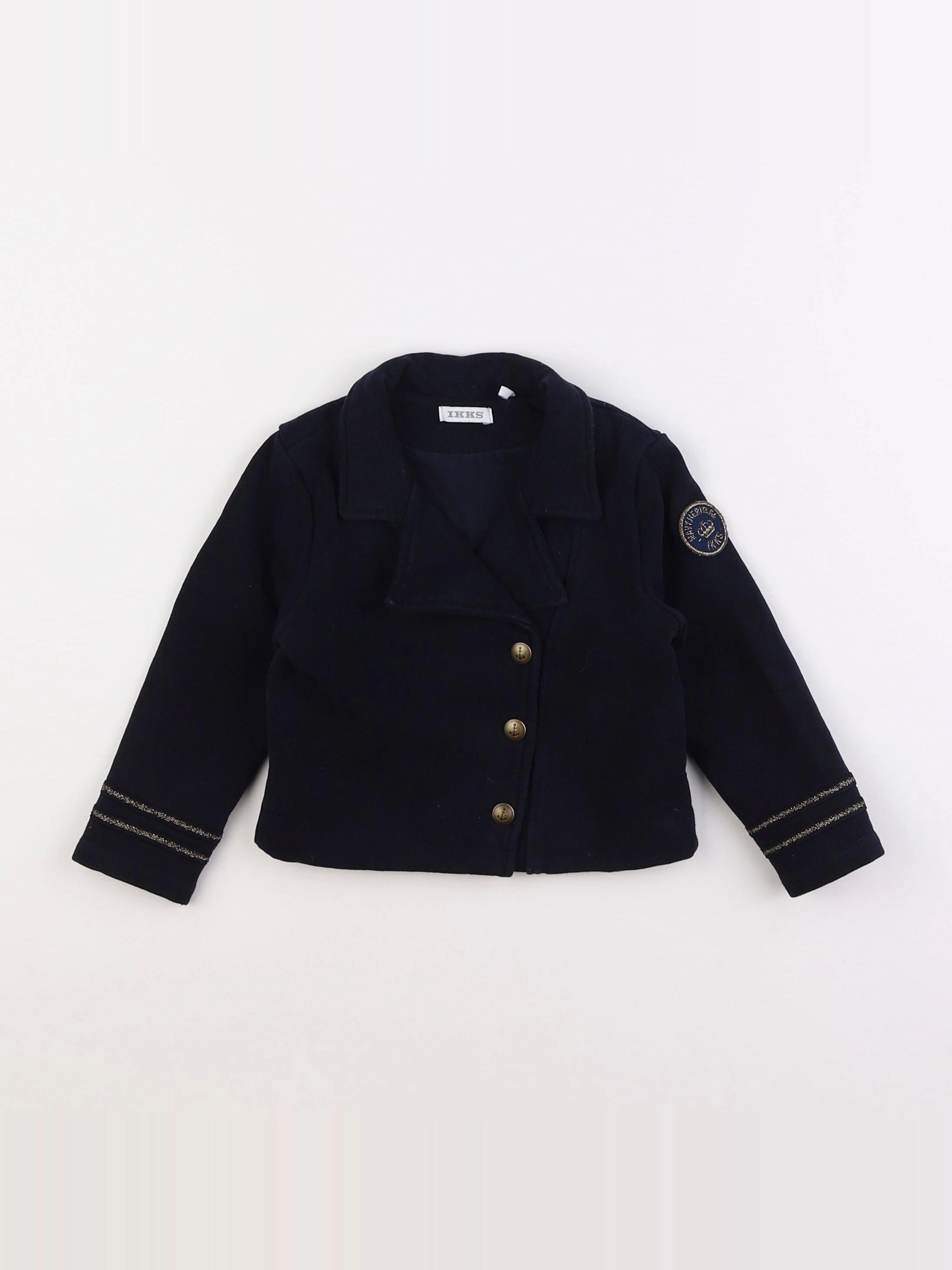IKKS - veste bleu - 2 ans