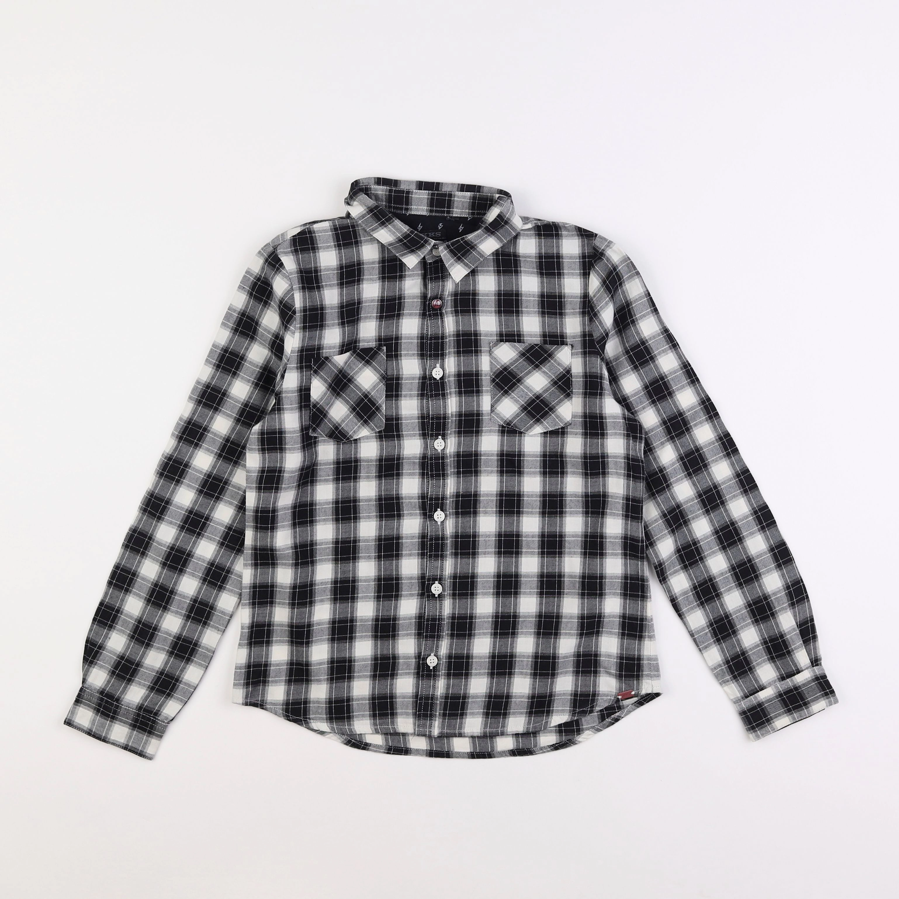 IKKS - chemise noir - 10 ans
