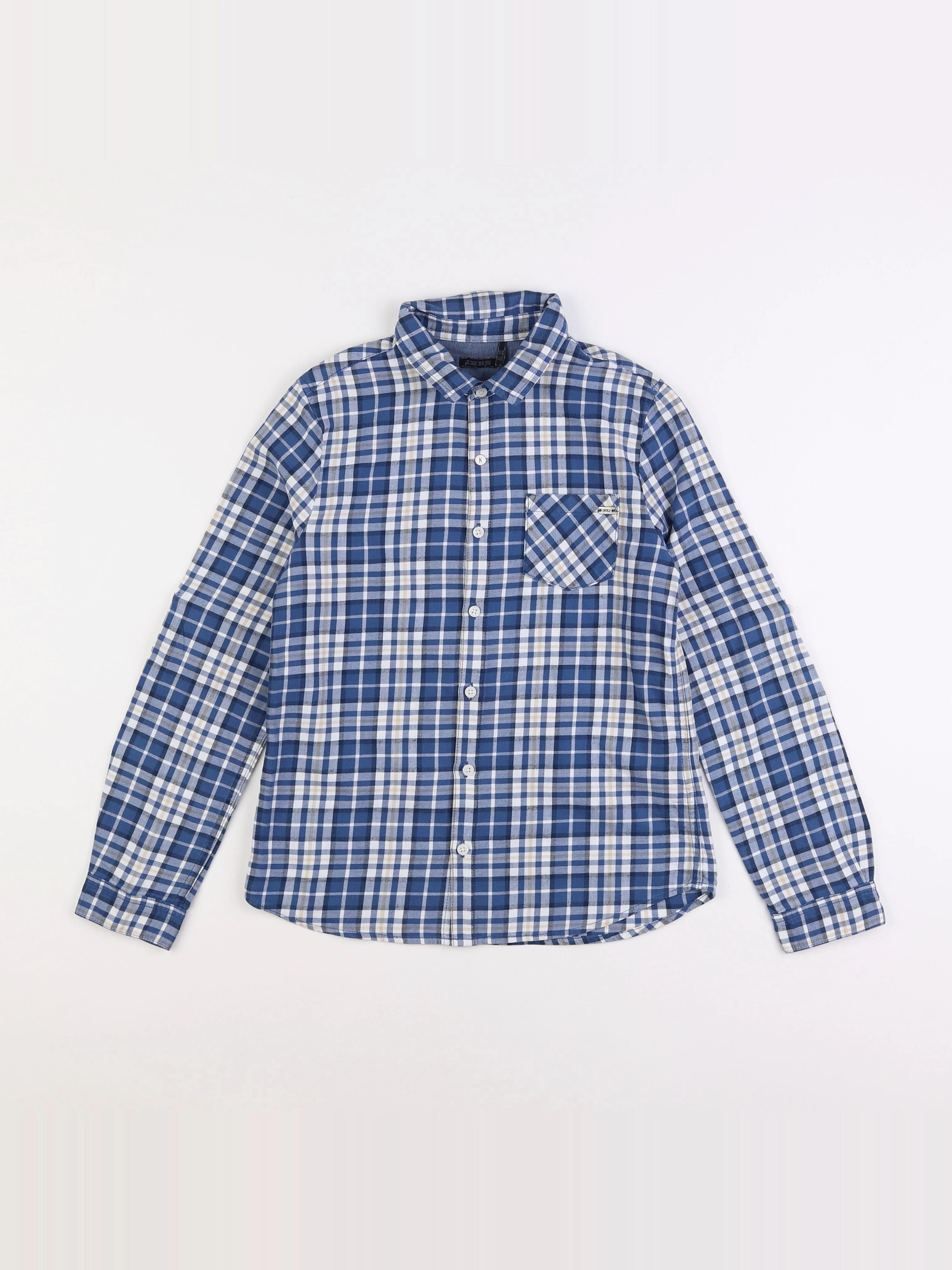 IKKS - chemise bleu - 10 ans